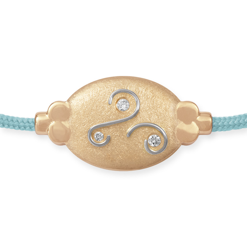 LESER Armband- 585 Rotgold 925 Silber