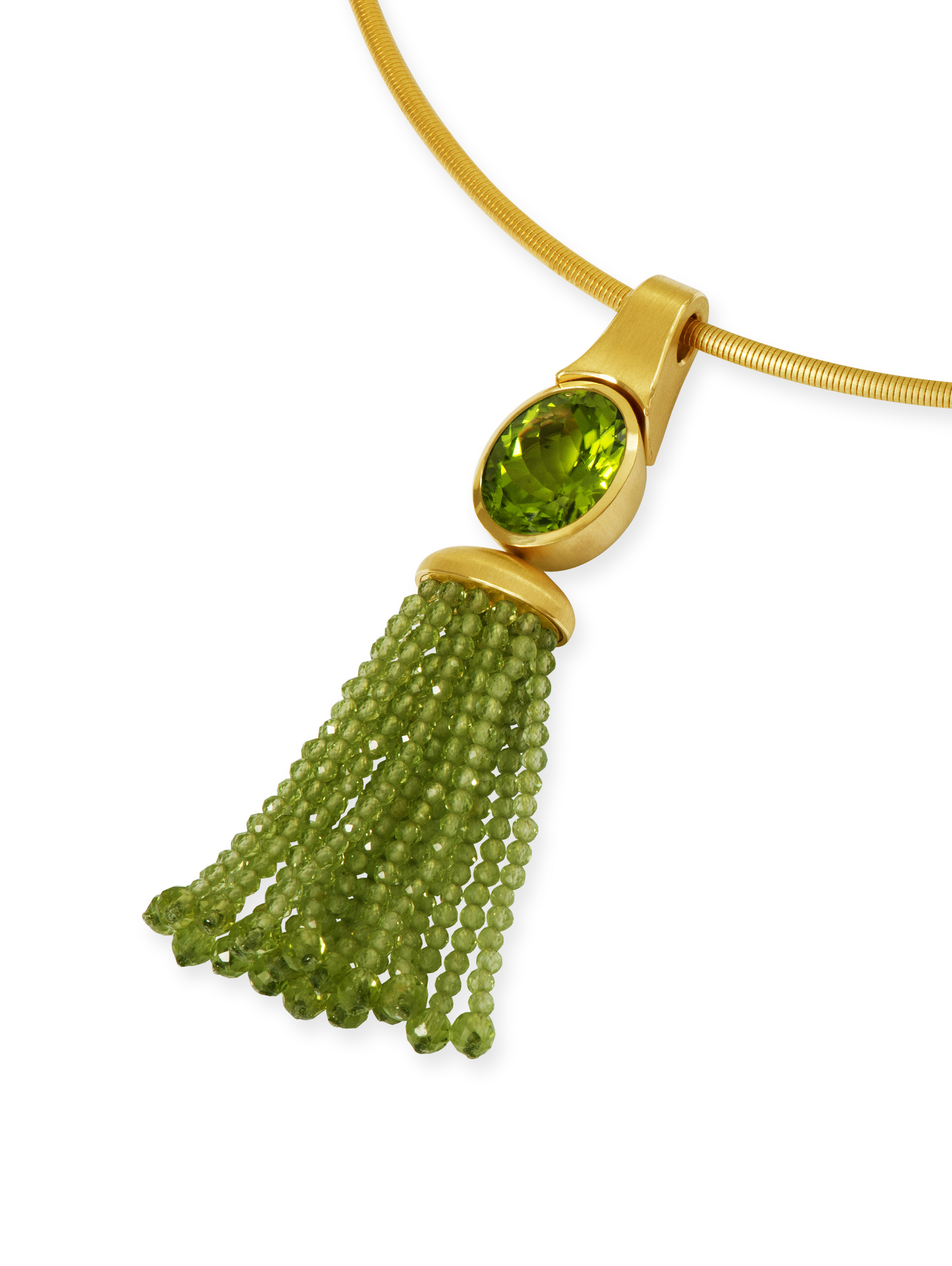 Anhänger mit Peridot - UNIKAT