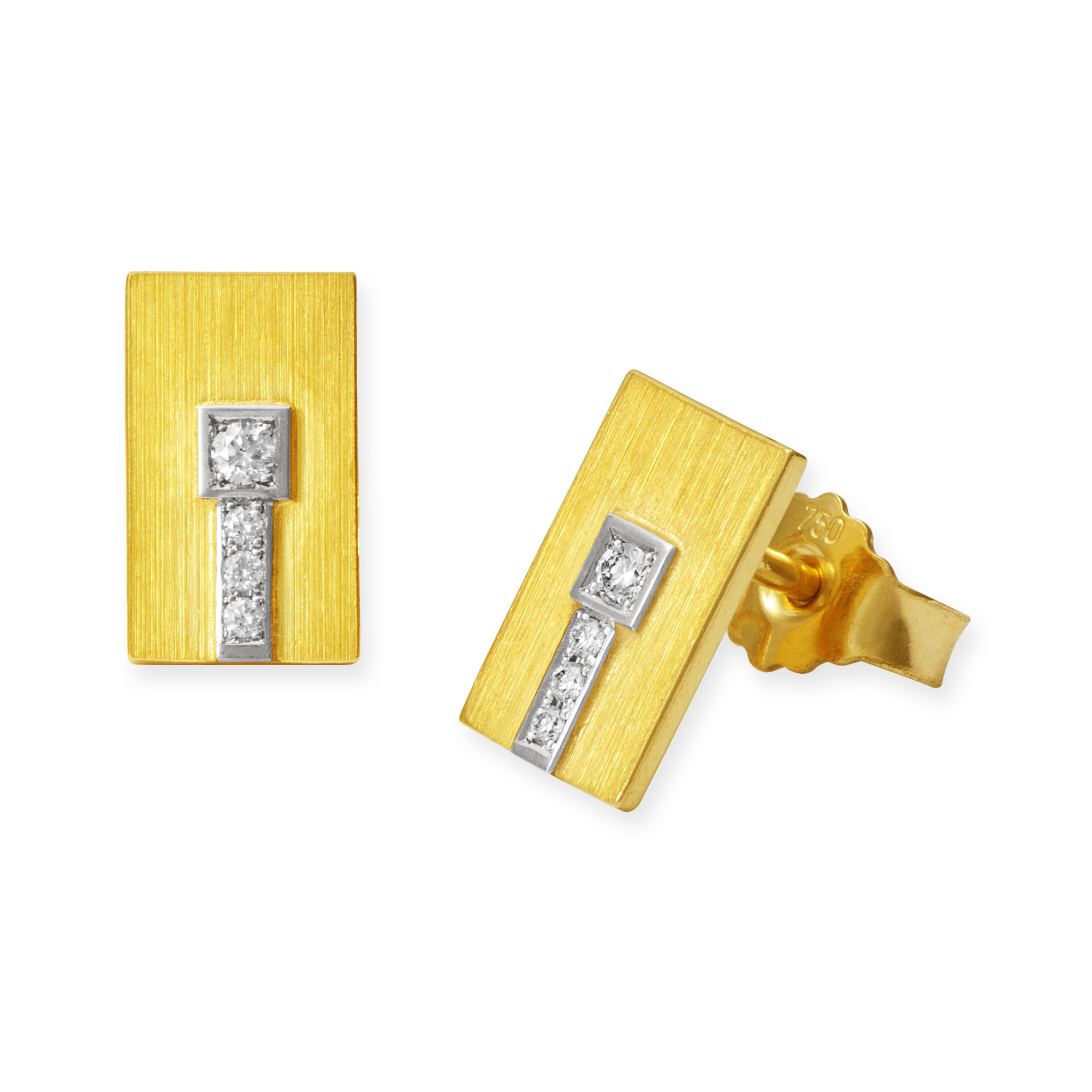LESER Ohrstecker-Brillanten 750 Gelbgold -111507 LESER Ohrstecker-Brillanten 750 Gelbgold