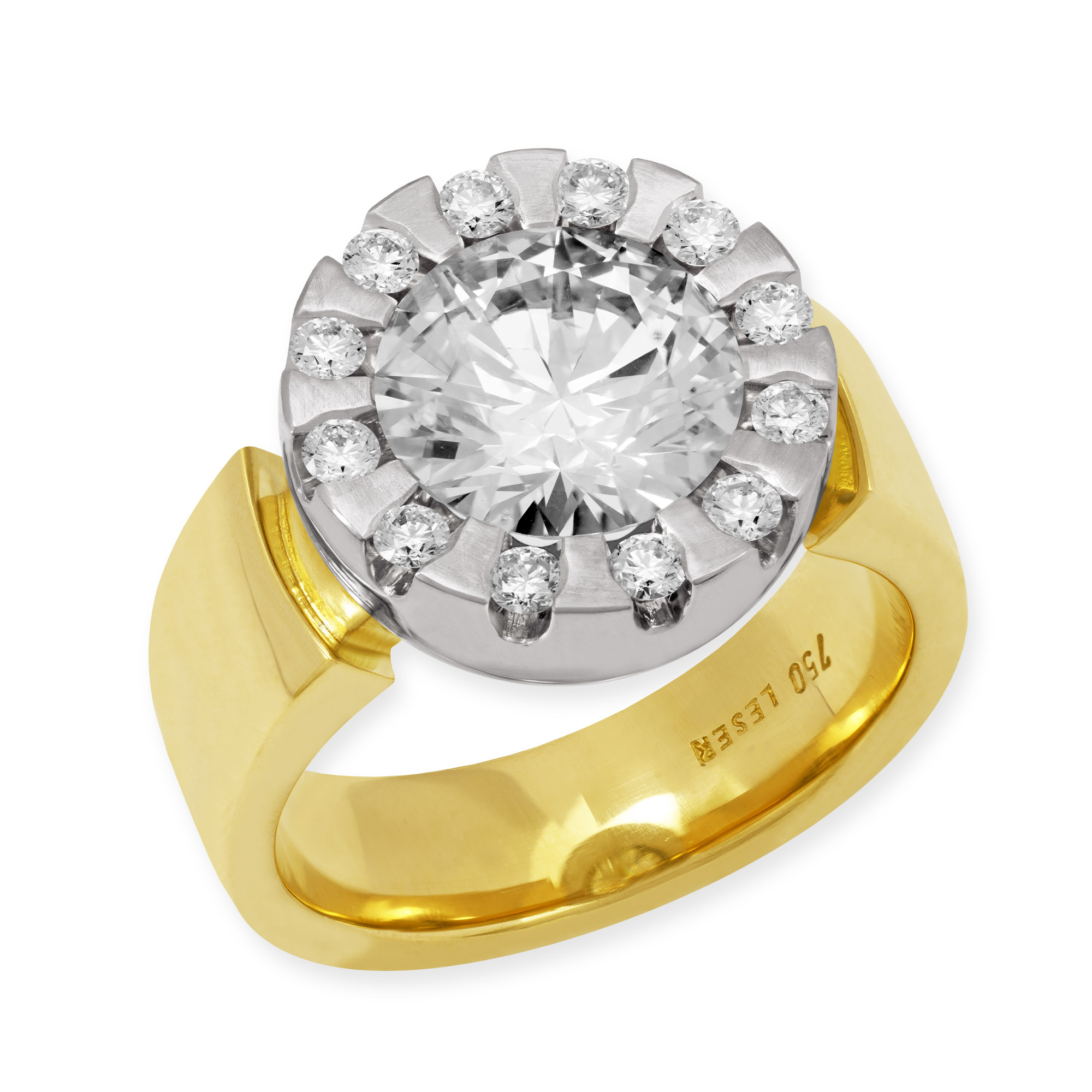 LESER Ring-Gelbgold- Brillanten - 124164