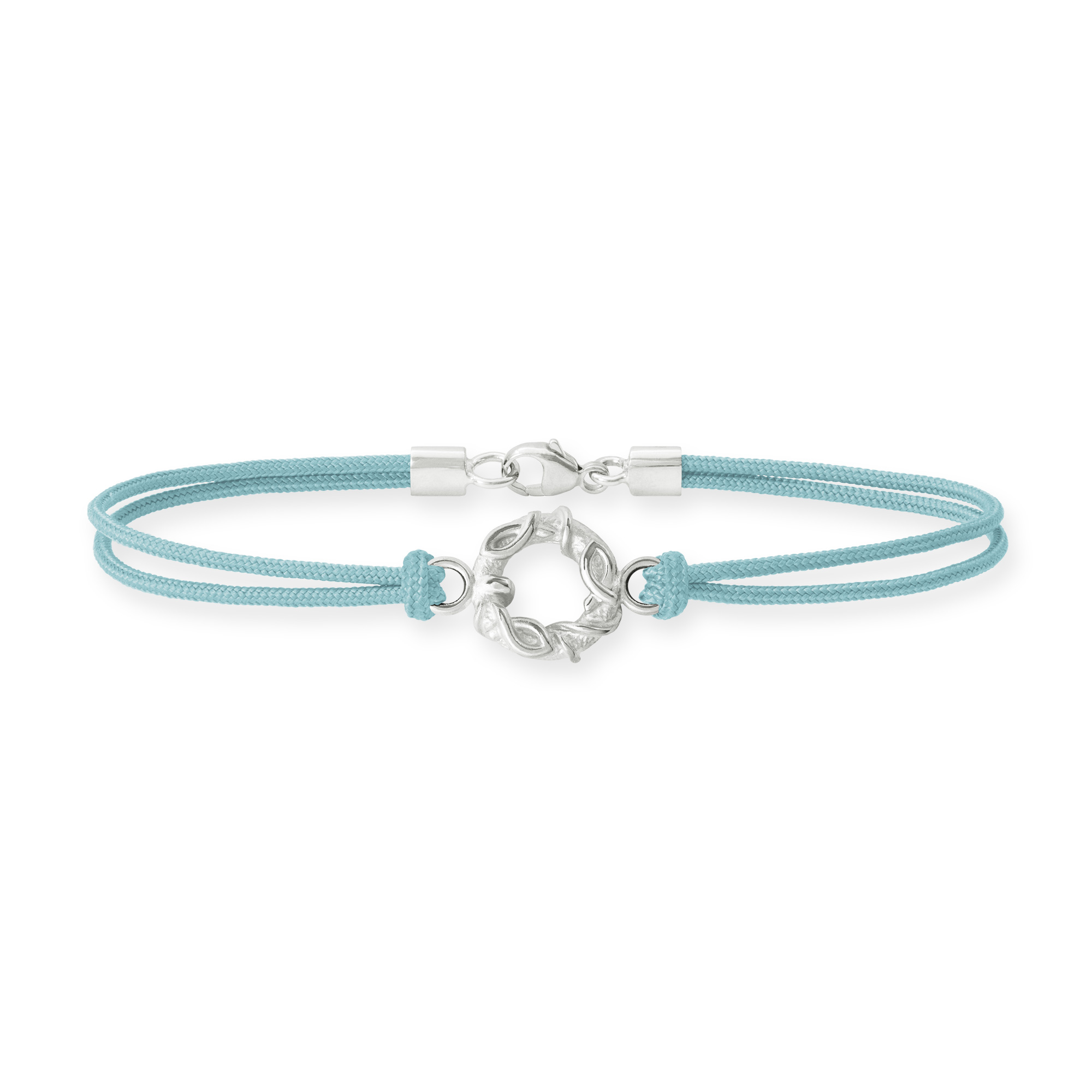 LESER Armband- Fische Seide 925 Silber