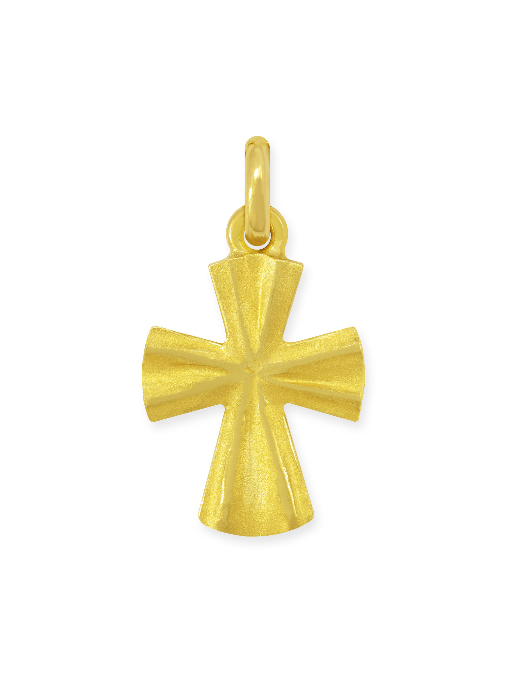 LESER Anhänger-Kreuz-750 Gelbgold-124025