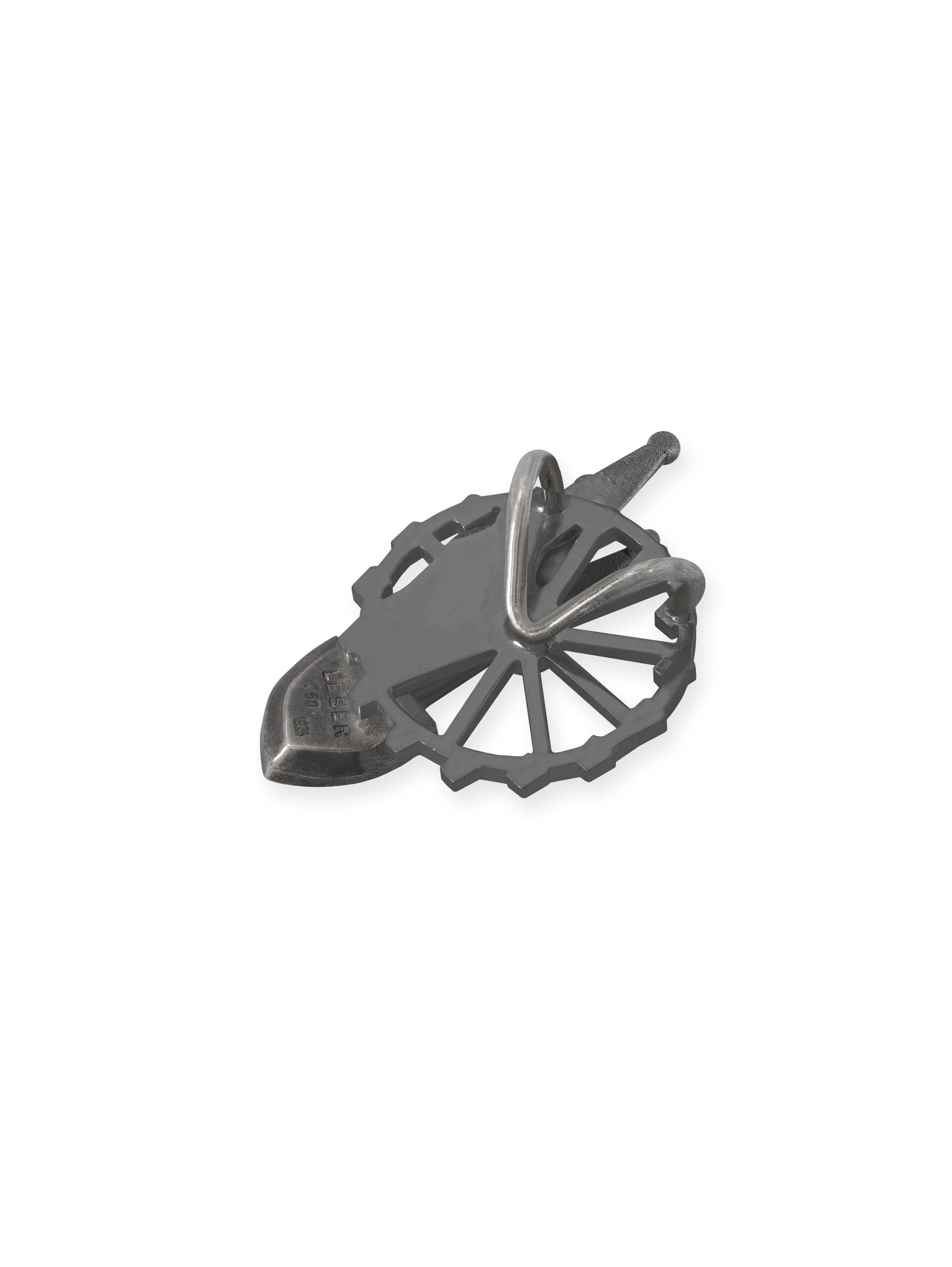 LESER Anhaenger- Stadtschmuck Riesenrad Straubing Silber