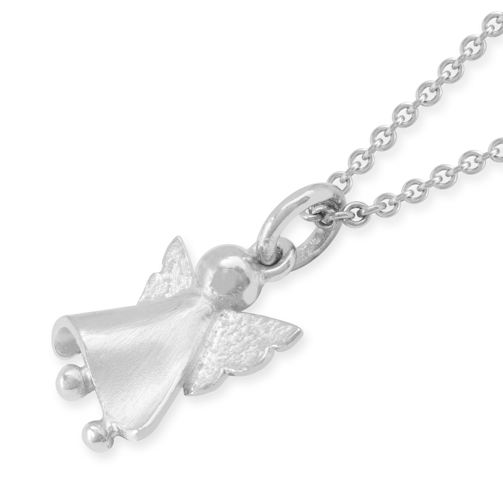 Schtzengel-Anhänger aus Silber klein