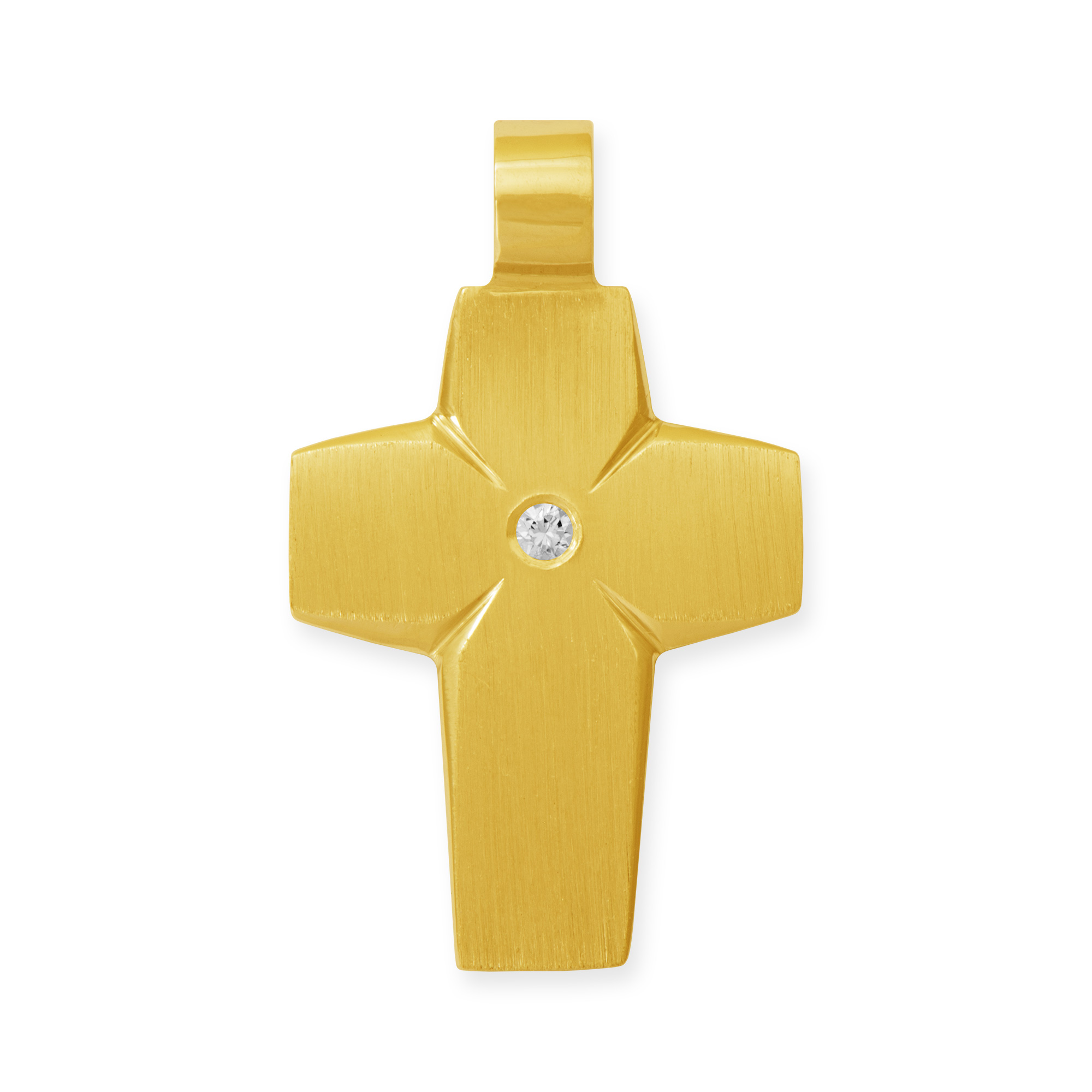 LESER Anhaenger- Kreuze 750-Gelbgold LESER Anhaenger- Kreuze 750-Gelbgold
