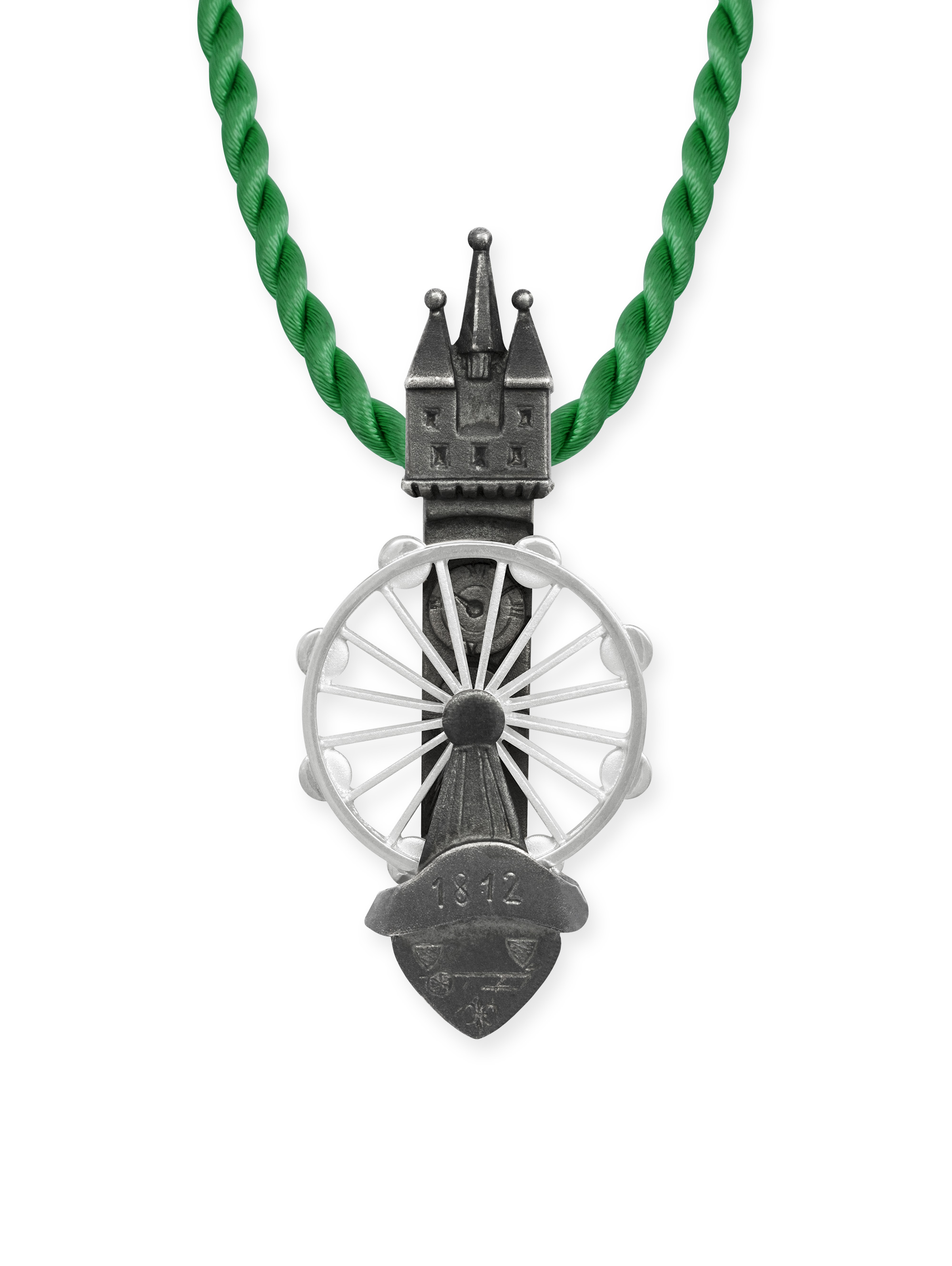LESER Anhaenger- Stadtschmuck Riesenrad Straubing Silber LESER Anhaenger- Stadtschmuck Riesenrad Straubing Silber
