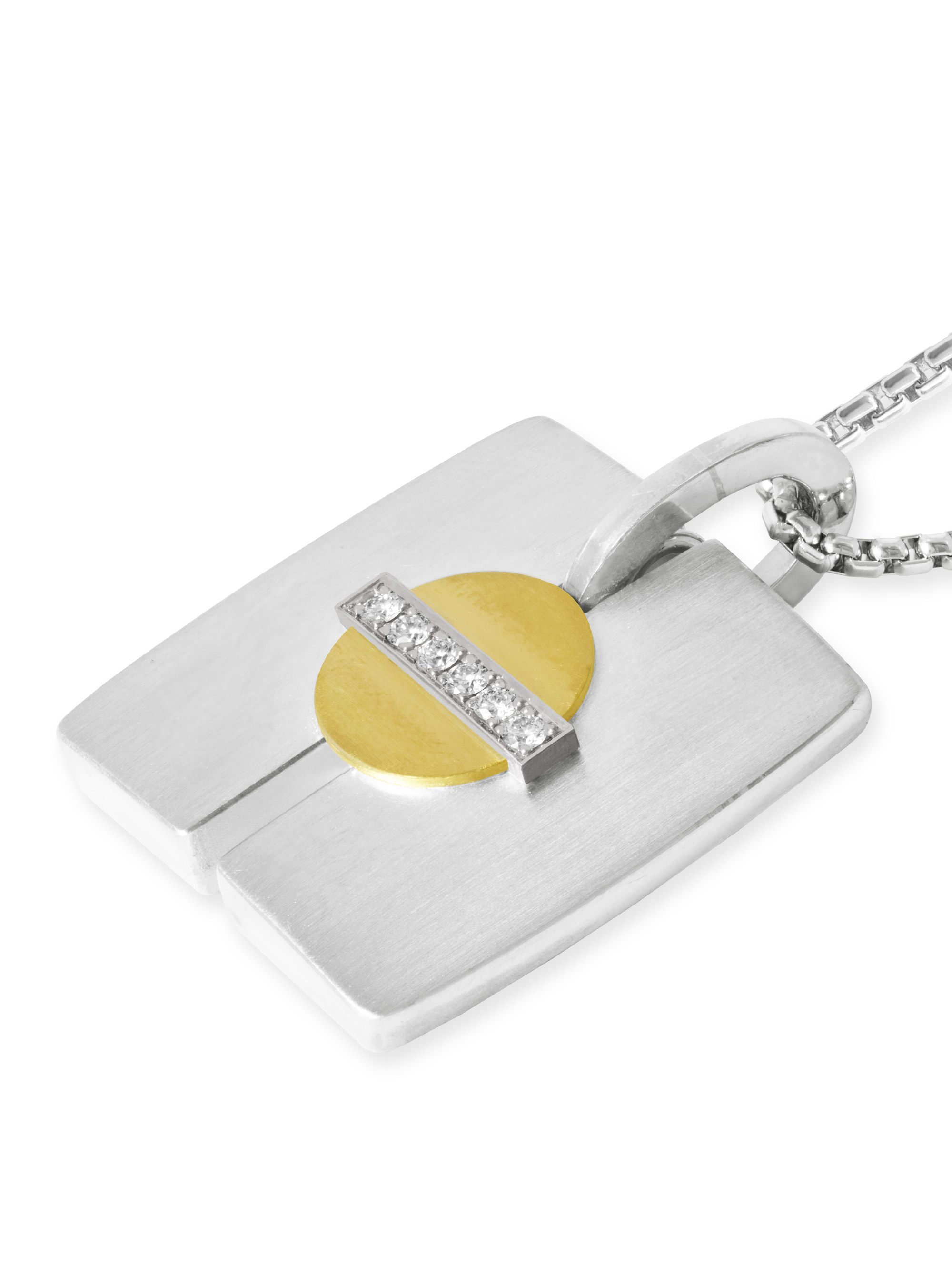 LESER Anhänger-Silber-Gelbgold-Weißgold-Brillanten-122830