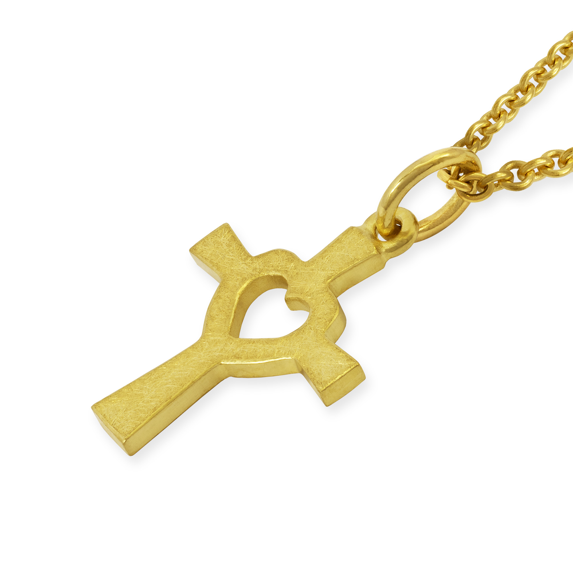 LESER Anhänger-Kreuz-750 Gelbgold-122810