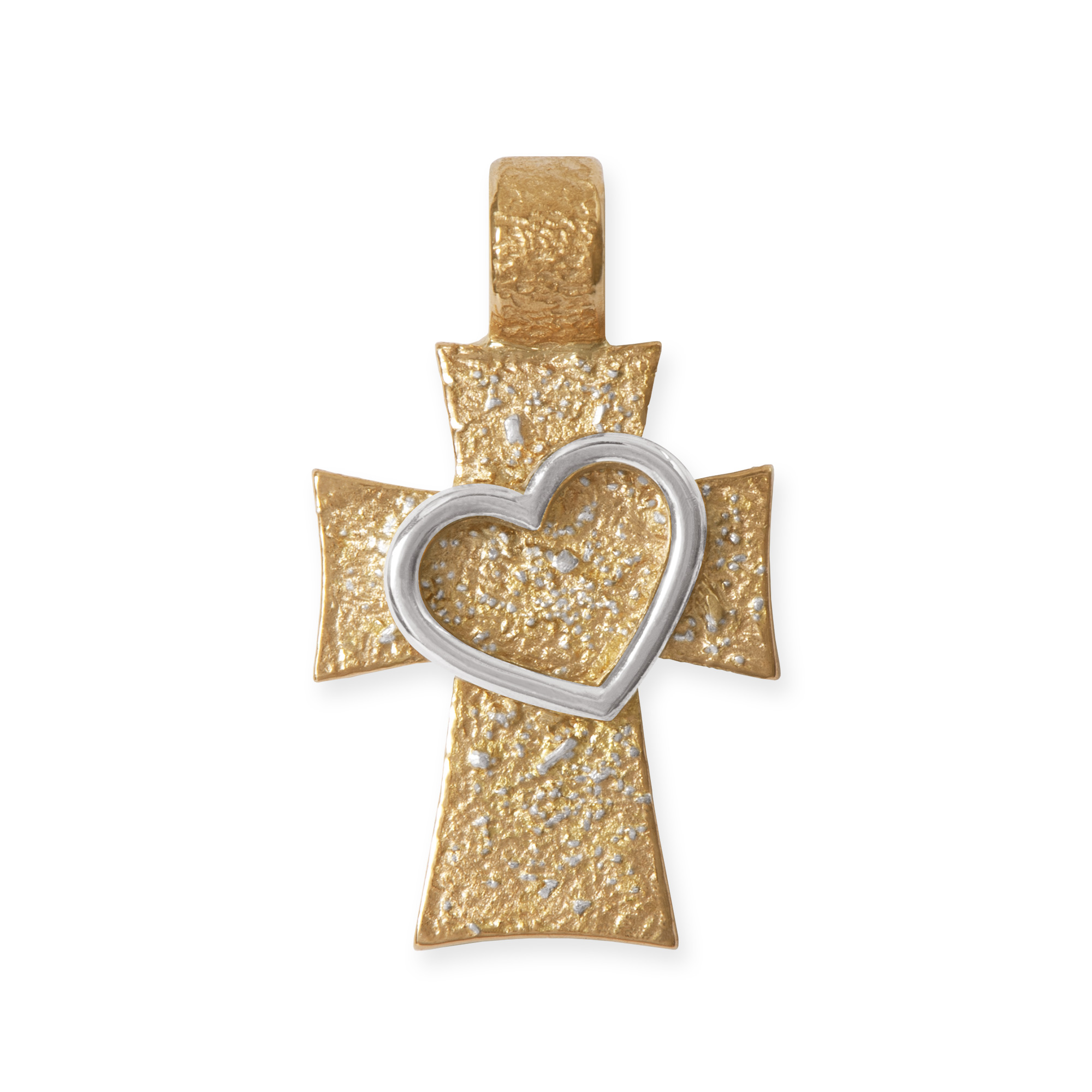 LESER Anhaenger- Kreuze Herz 750 Rotgold-115343 LESER Anhaenger- Kreuze Herz 750 Rotgold