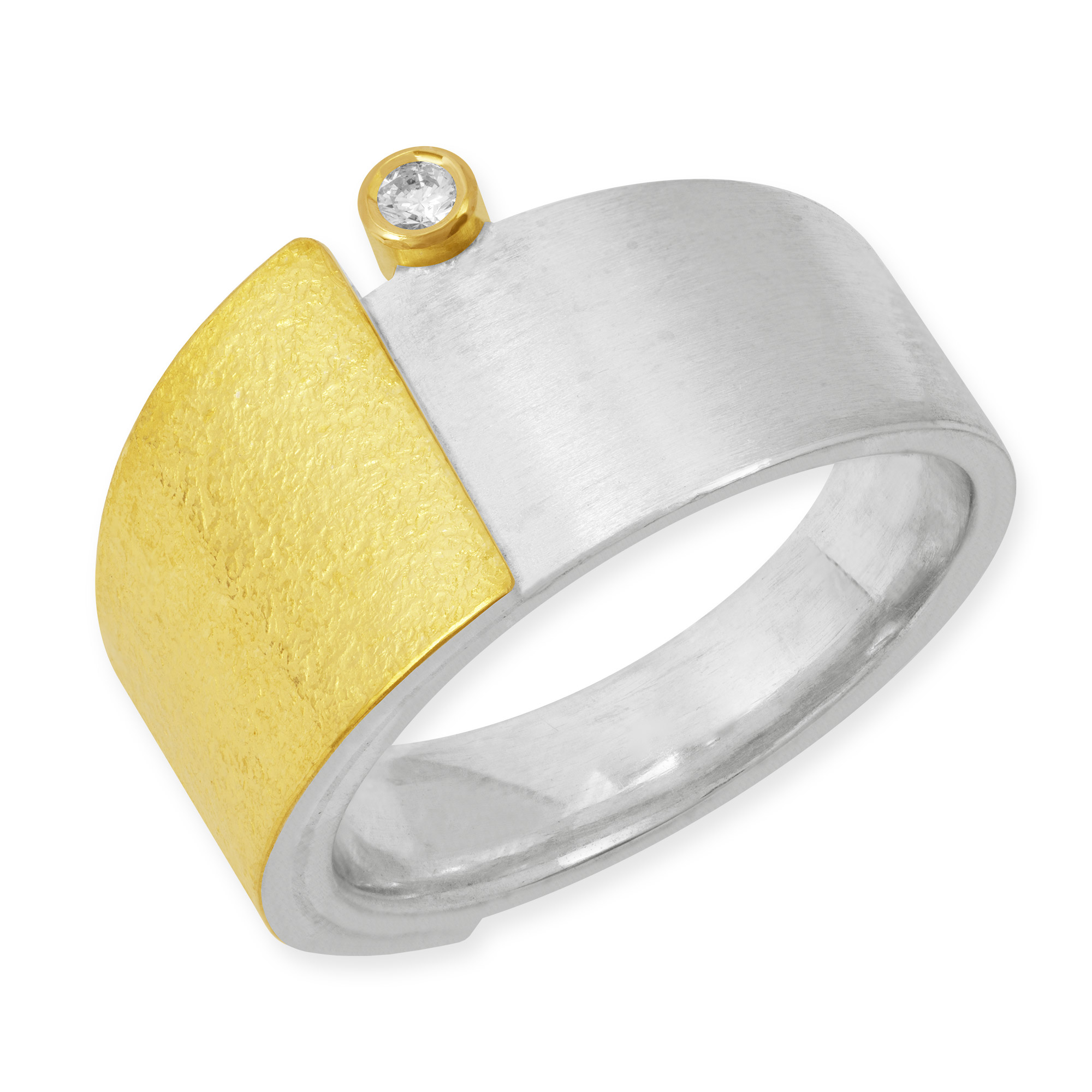 LESER Ring- Gelbgold-Silber-107592