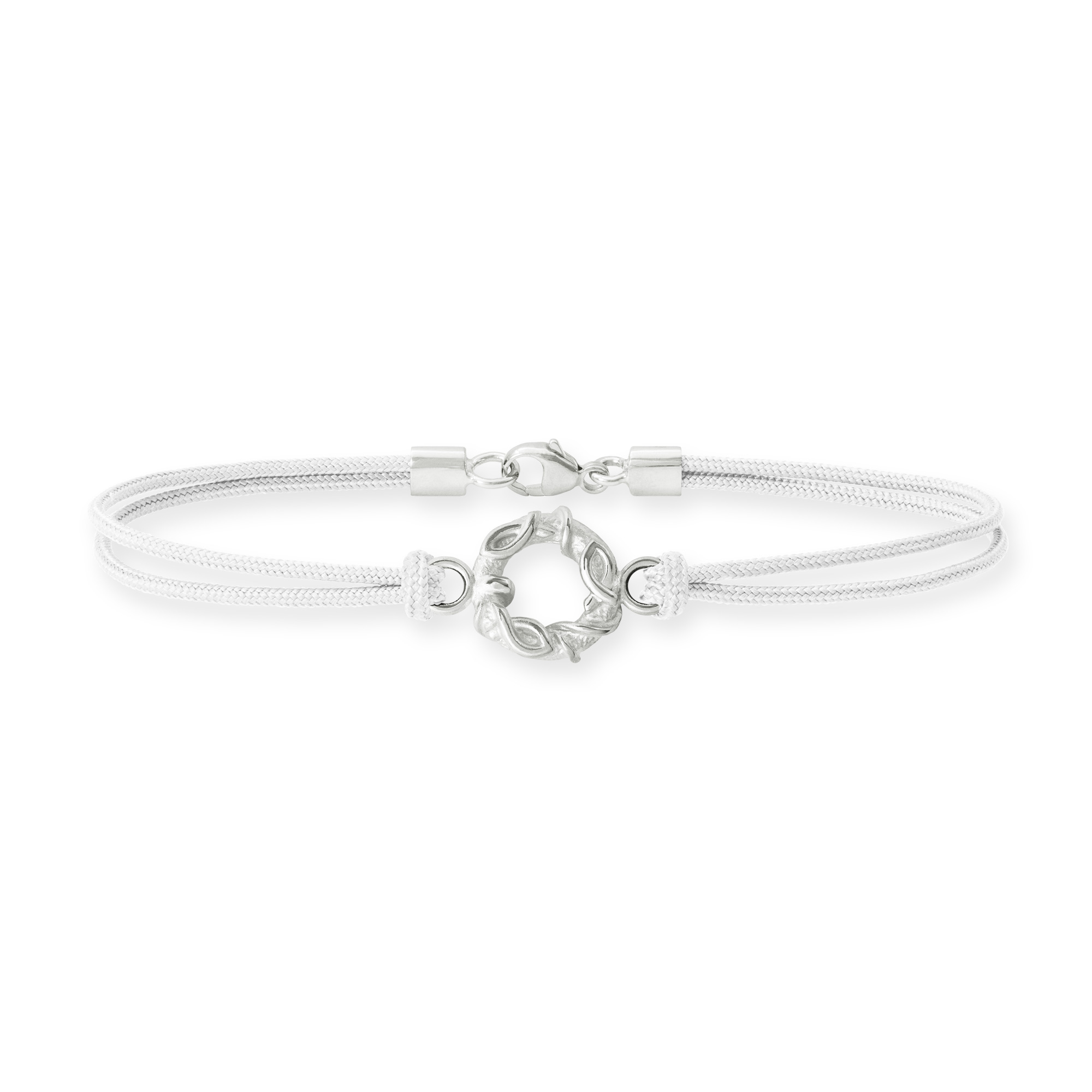 LESER Armband- Fische Seide 925 Silber