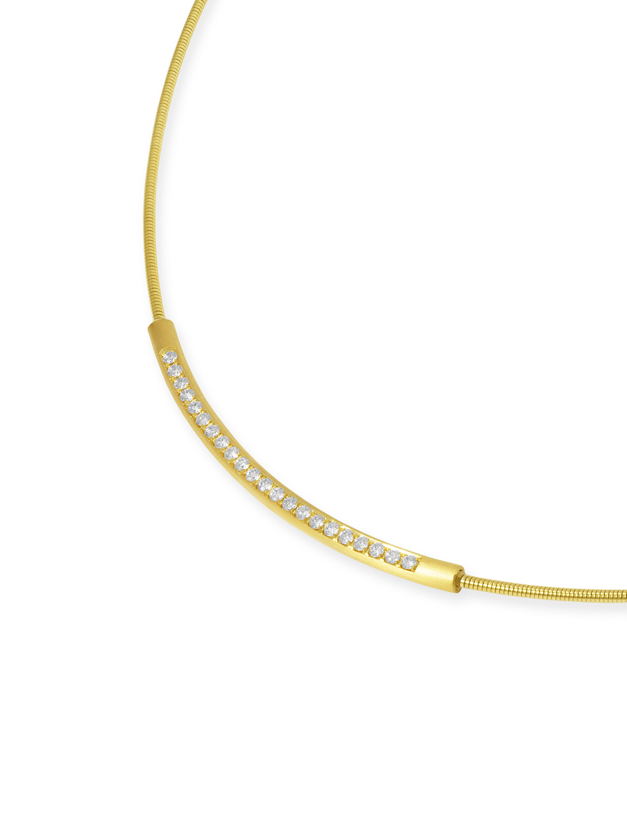 LESER Collier-Gelbgold, Brillanten - 123732