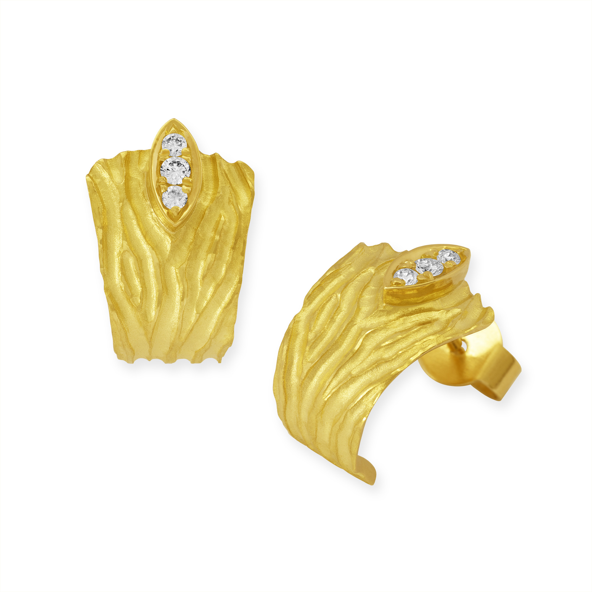 LESER Ohrstecker - Albero - 750 Gelbgold - 122637
