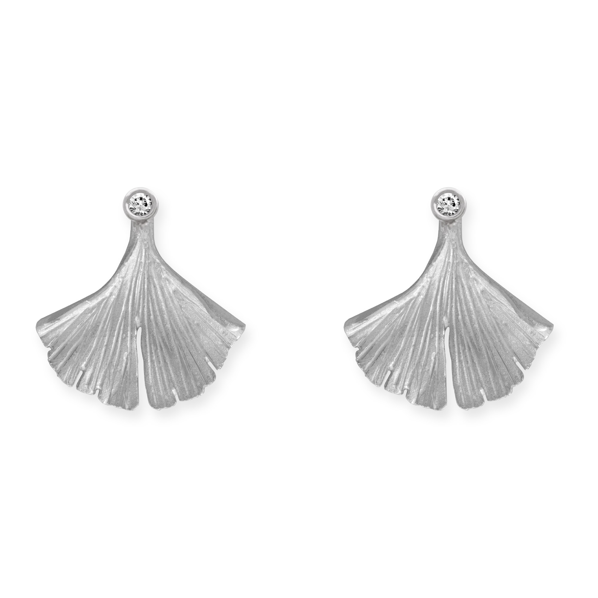 LESER-Ohrstecker-Ginkgo-750WG-Brillant LESER-Ohrstecker-Ginkgo-750WG-Brillant