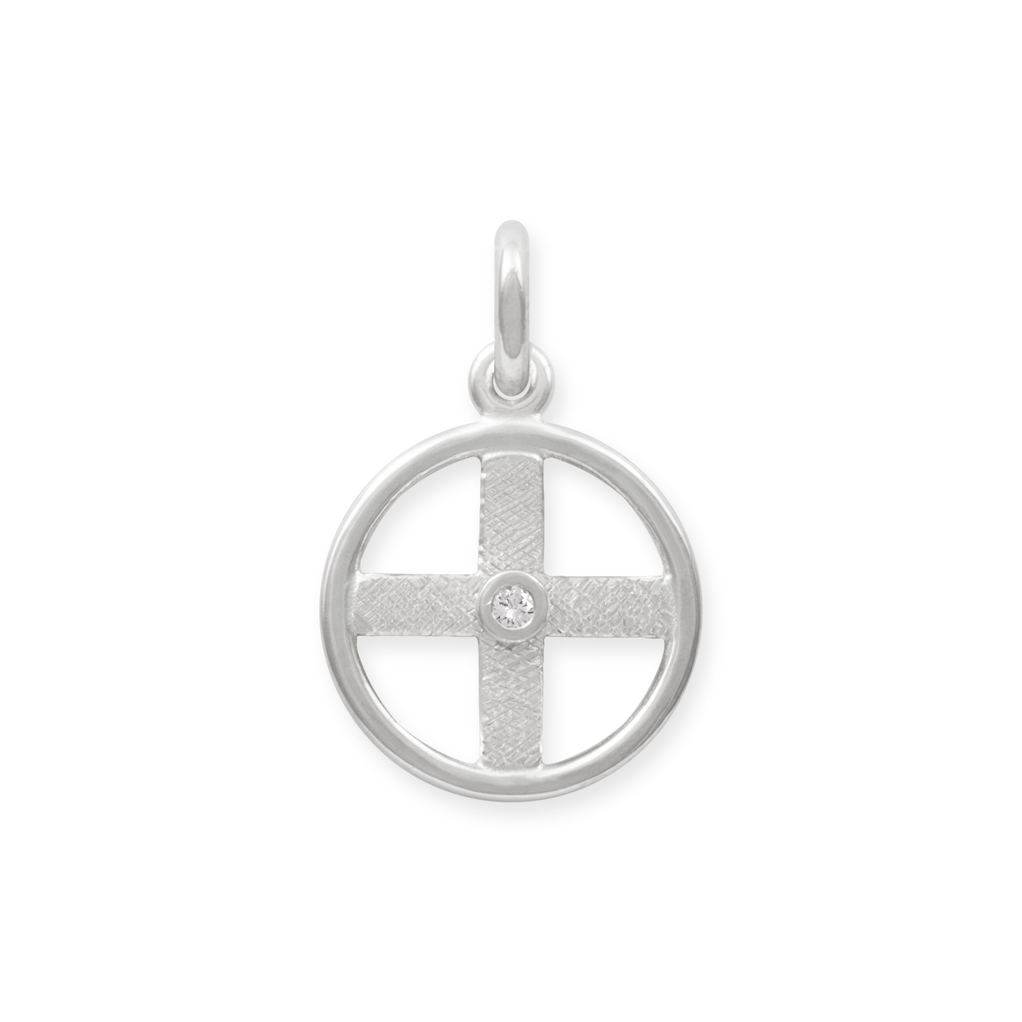 LESER Anhaenger- Kreuz Kinderschmuck 750 Weissgold Brillant-108915 LESER Anhaenger- Kreuz Kinderschmuck 750 Weissgold Brillant