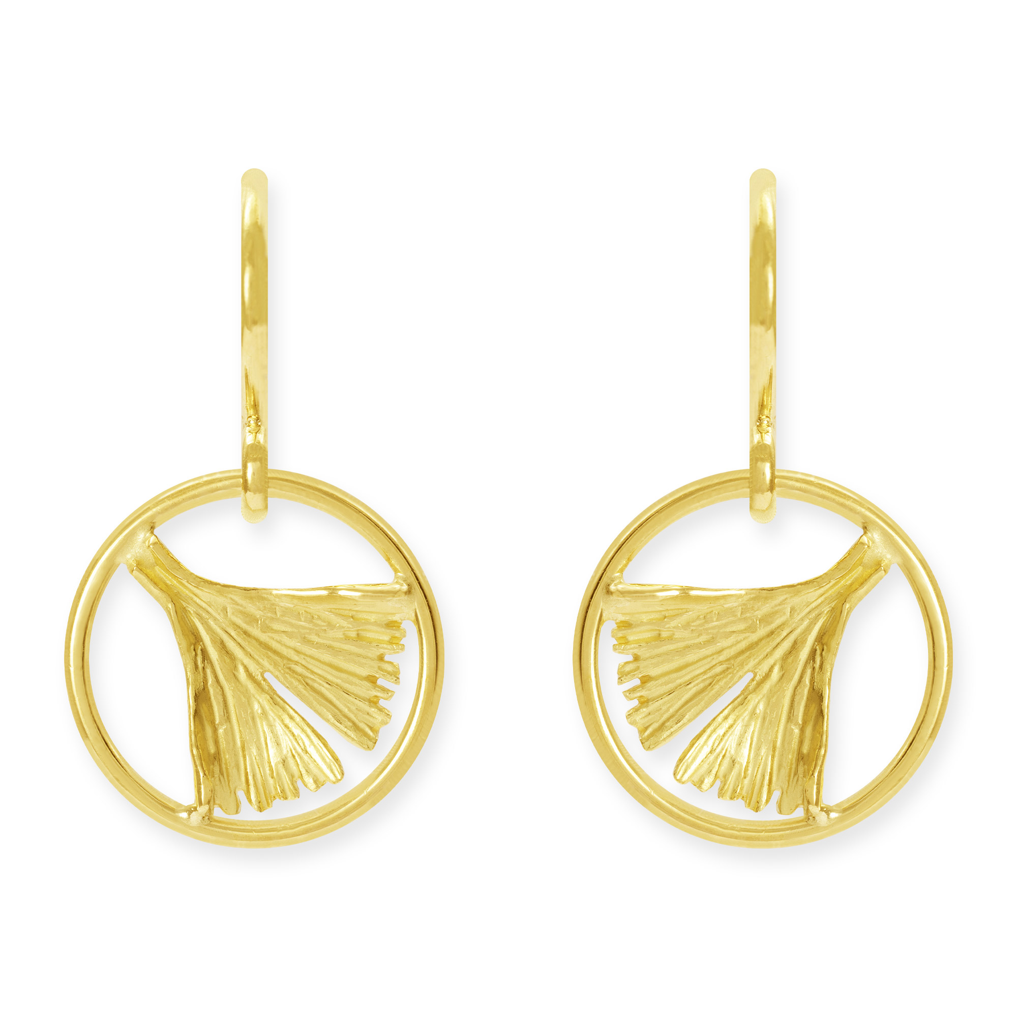 LESER-Ohrbügel-Ginkgo-750GG LESER-Ohrbügel-Ginkgo-750GG