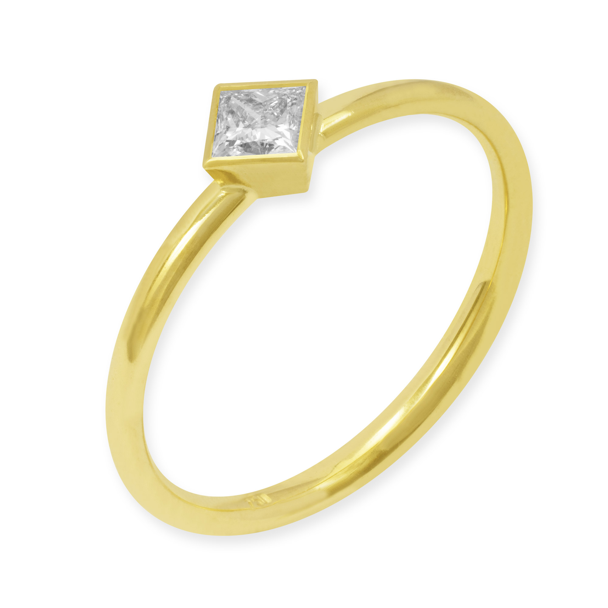Ring mit Labordiamant