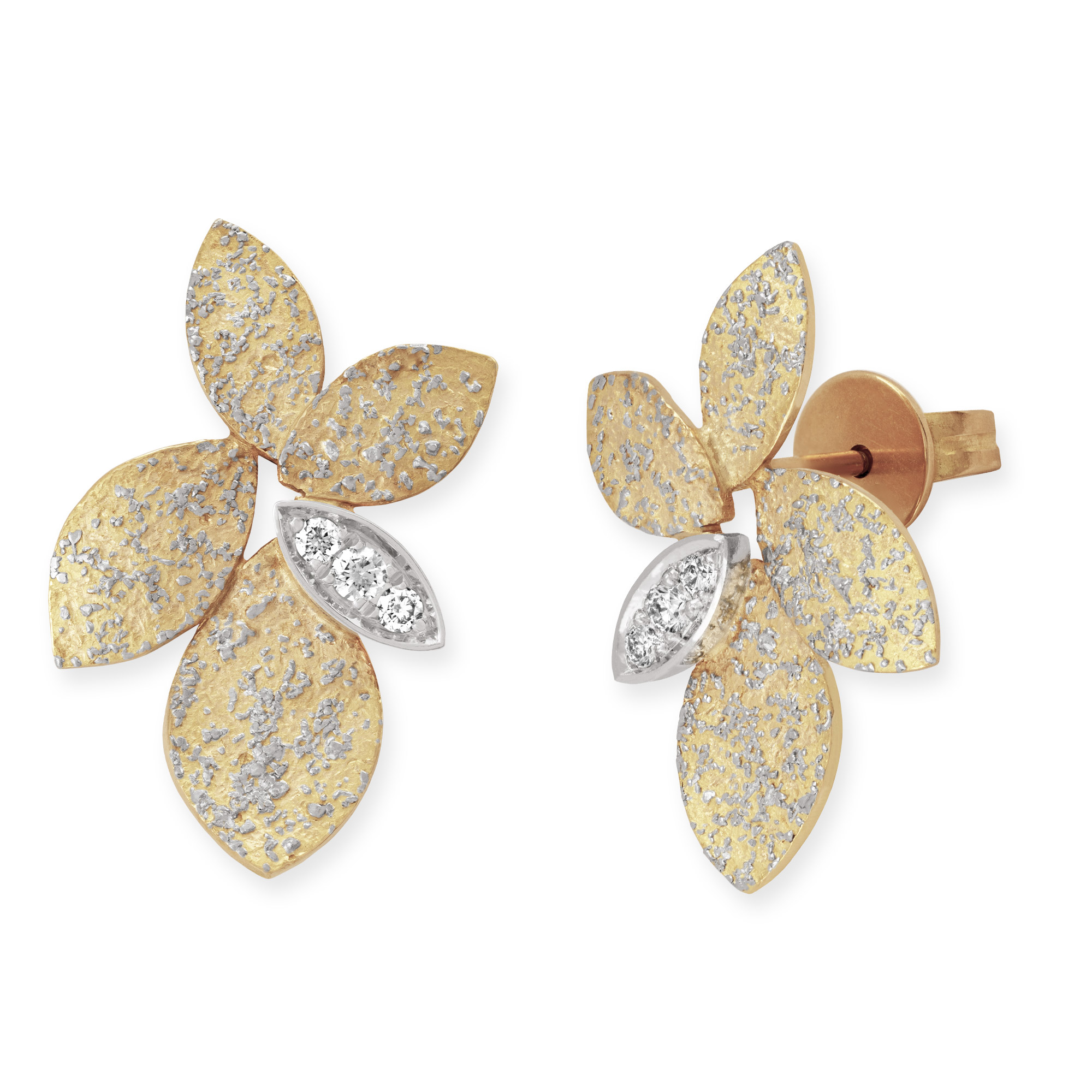 Sparkle-Ohrstecker-Rosegold-Weißgold-Brillanten-122125
