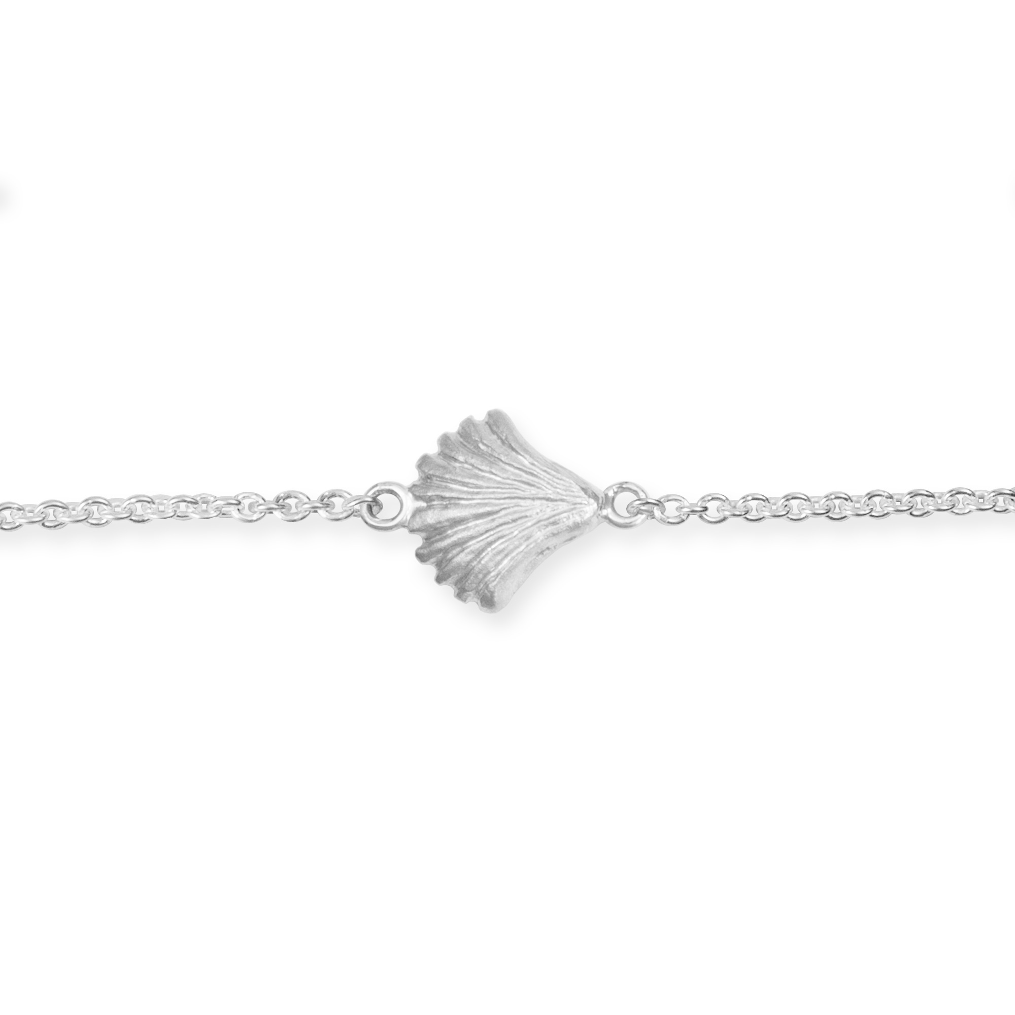 LESER Sonne Mond Strand-Muschel-Armband-925 Silber