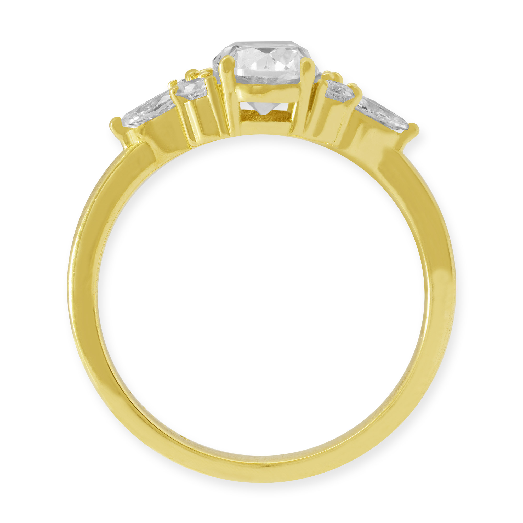 LESER Ring-Verlobungsring 750Gelbgold-123962