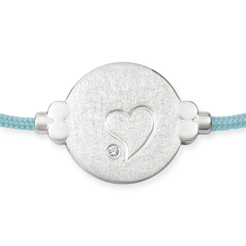 LESER Armband- Herz 925 Silber