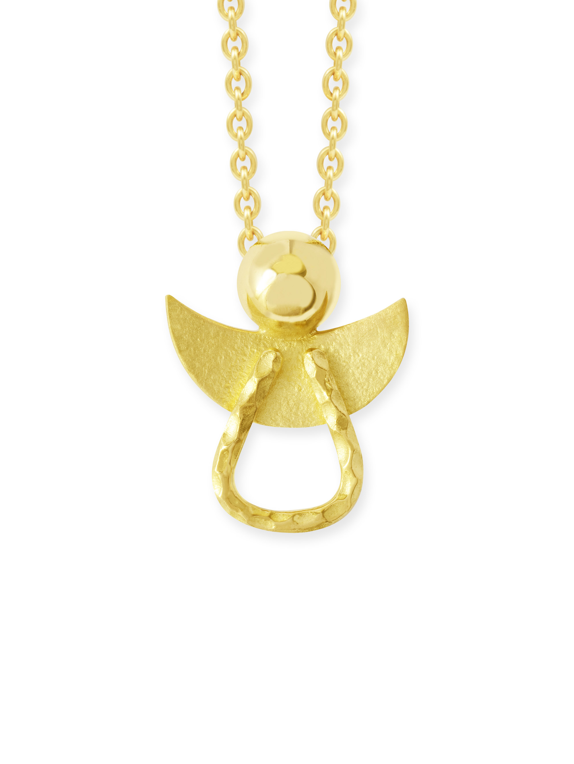 LESER Anhaenger-Engel 750 Gelbgold