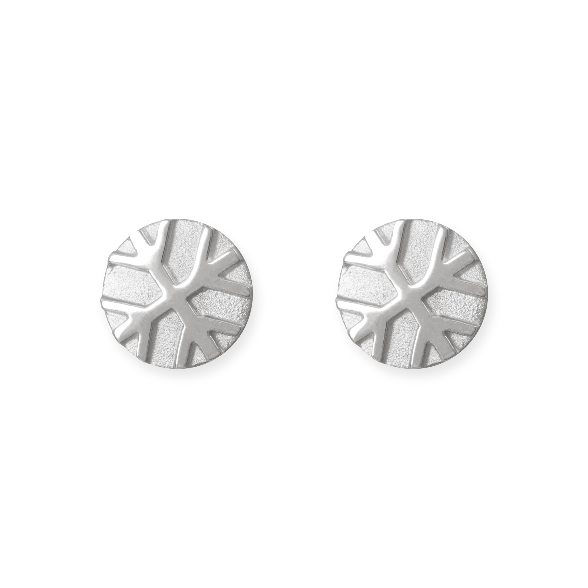 LESER Ohrstecker- Schneeflocke 750 Weissgold-117899 LESER Ohrstecker- Schneeflocke 750 Weissgold