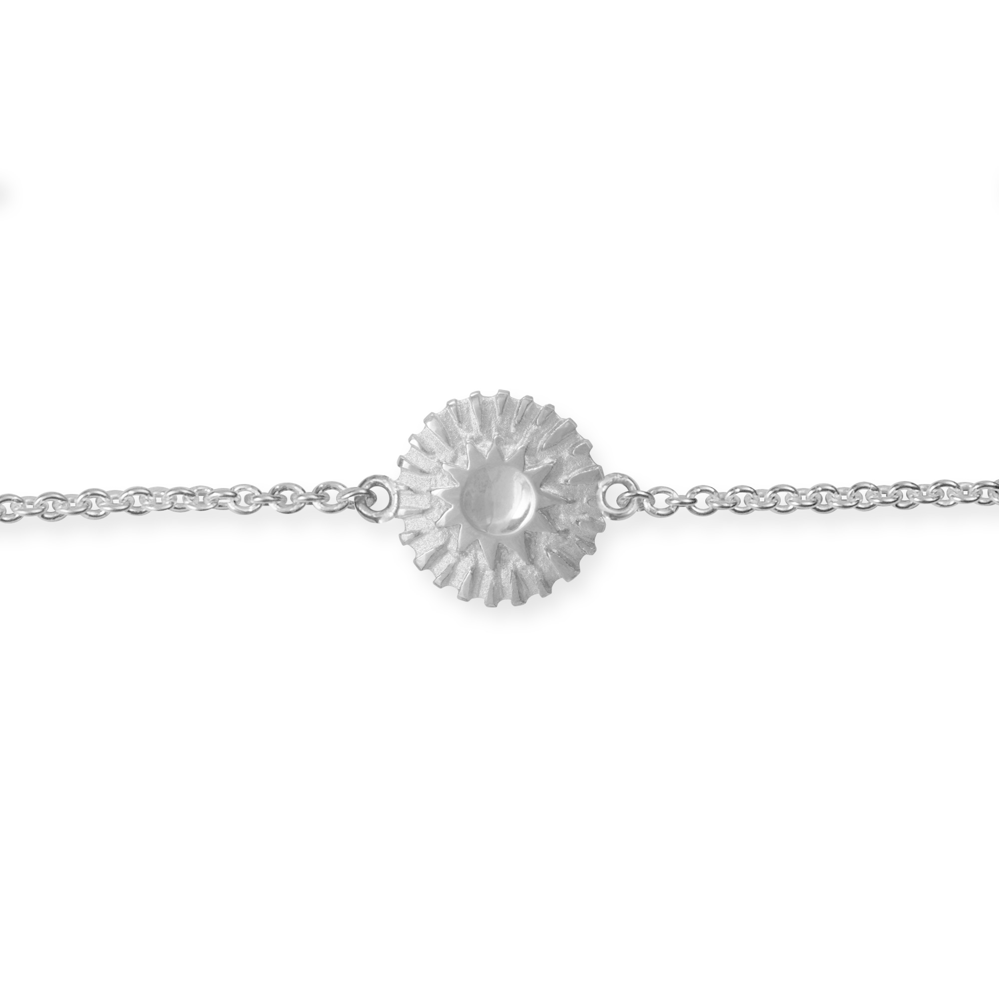 LESER Sonne-Armband-750 Weissgold
