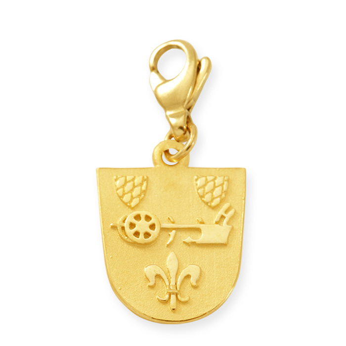 LESER Wirbelwind-Wappen 750 Gelbgold LESER Wirbelwind-Wappen 750 Gelbgold