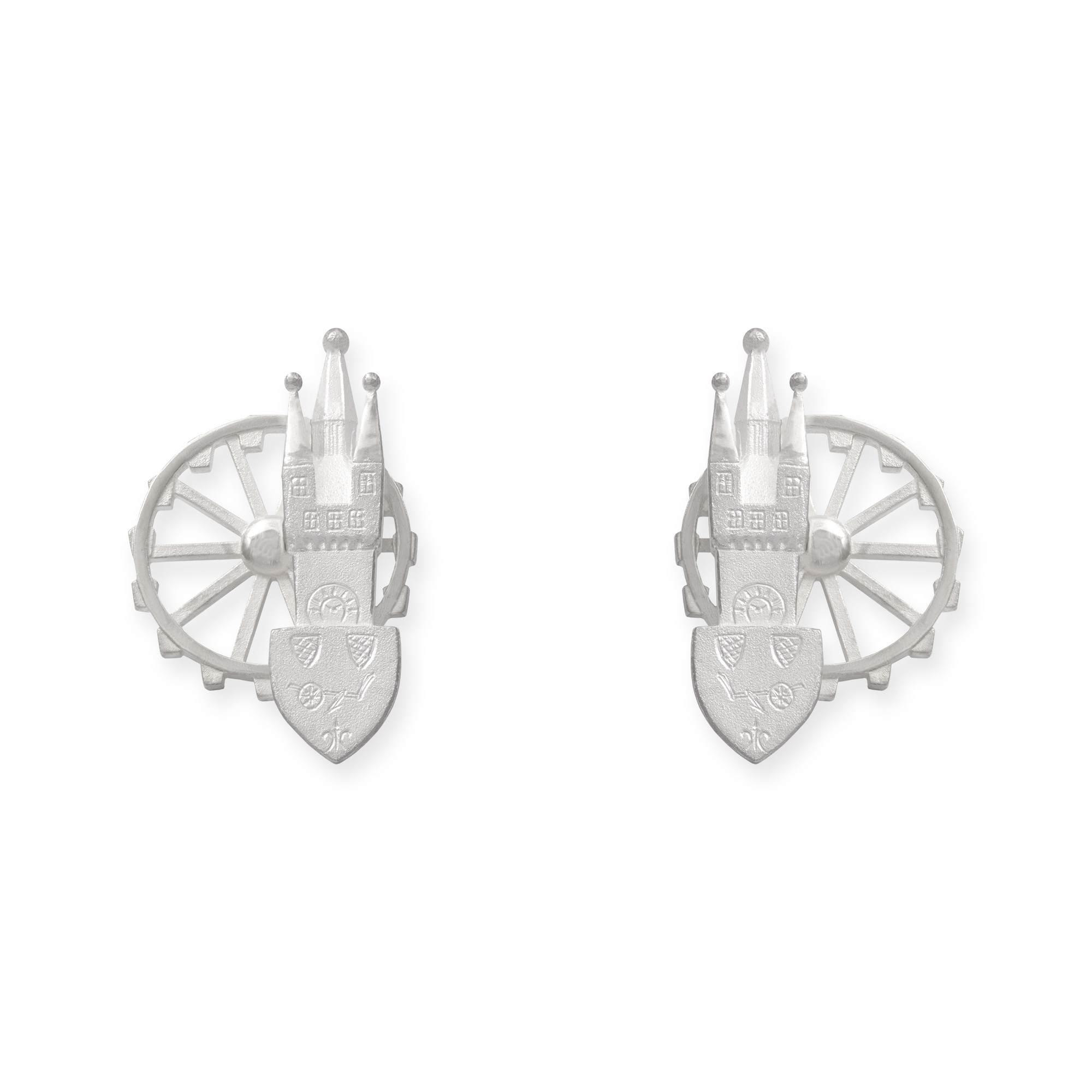 LESER Ohrstecker- Stadtschmuck Riesenrad Straubing Silber LESER Ohrstecker- Stadtschmuck Riesenrad Straubing Silber