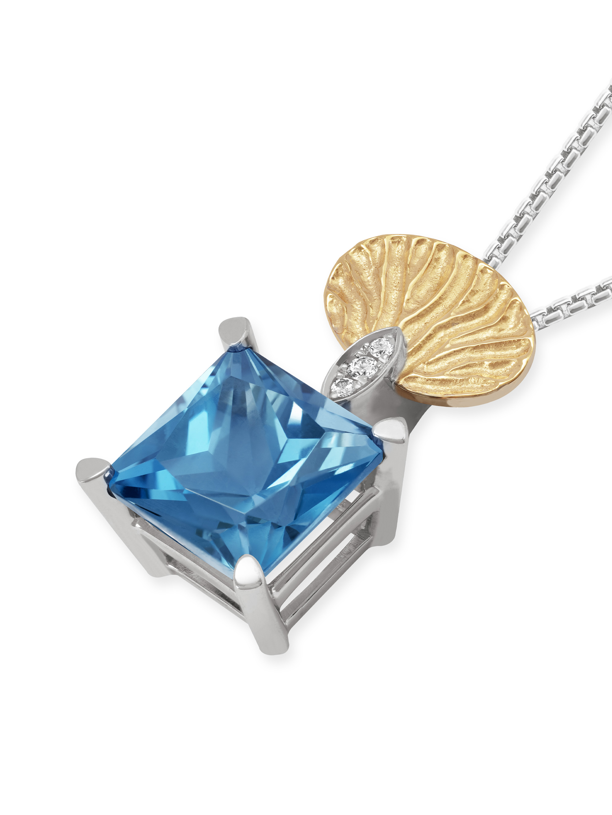 LESER Anhaenger-Topas-Brillanten-750REG-750WG LESER Anhaenger-Topas-Brillanten-750REG-750WG