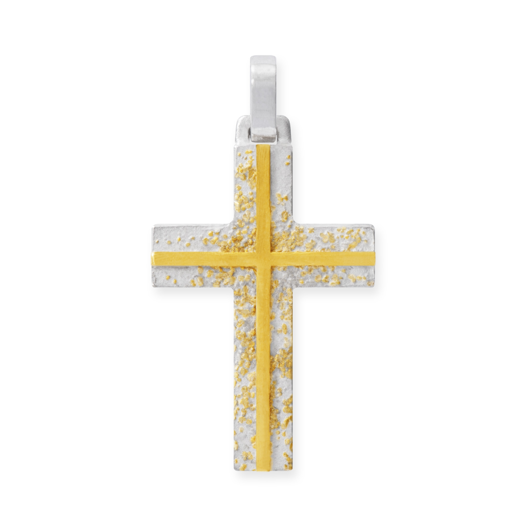 LESER Anhaenger- Kreuze 750 Gelbgold 925 Silber LESER Anhaenger- Kreuze 750 Gelbgold 925 Silber