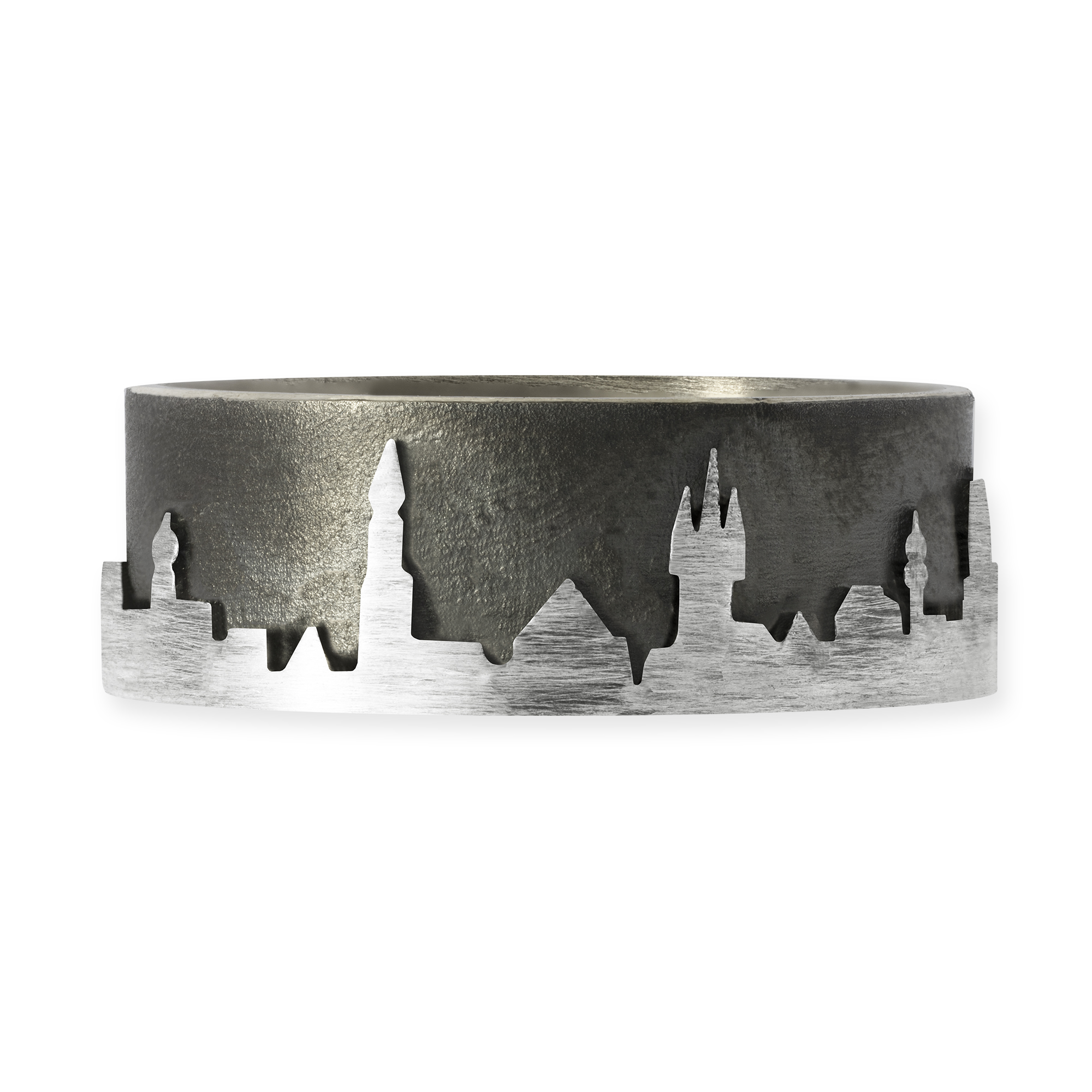LESER Ring- Stadtsilhouette Silber