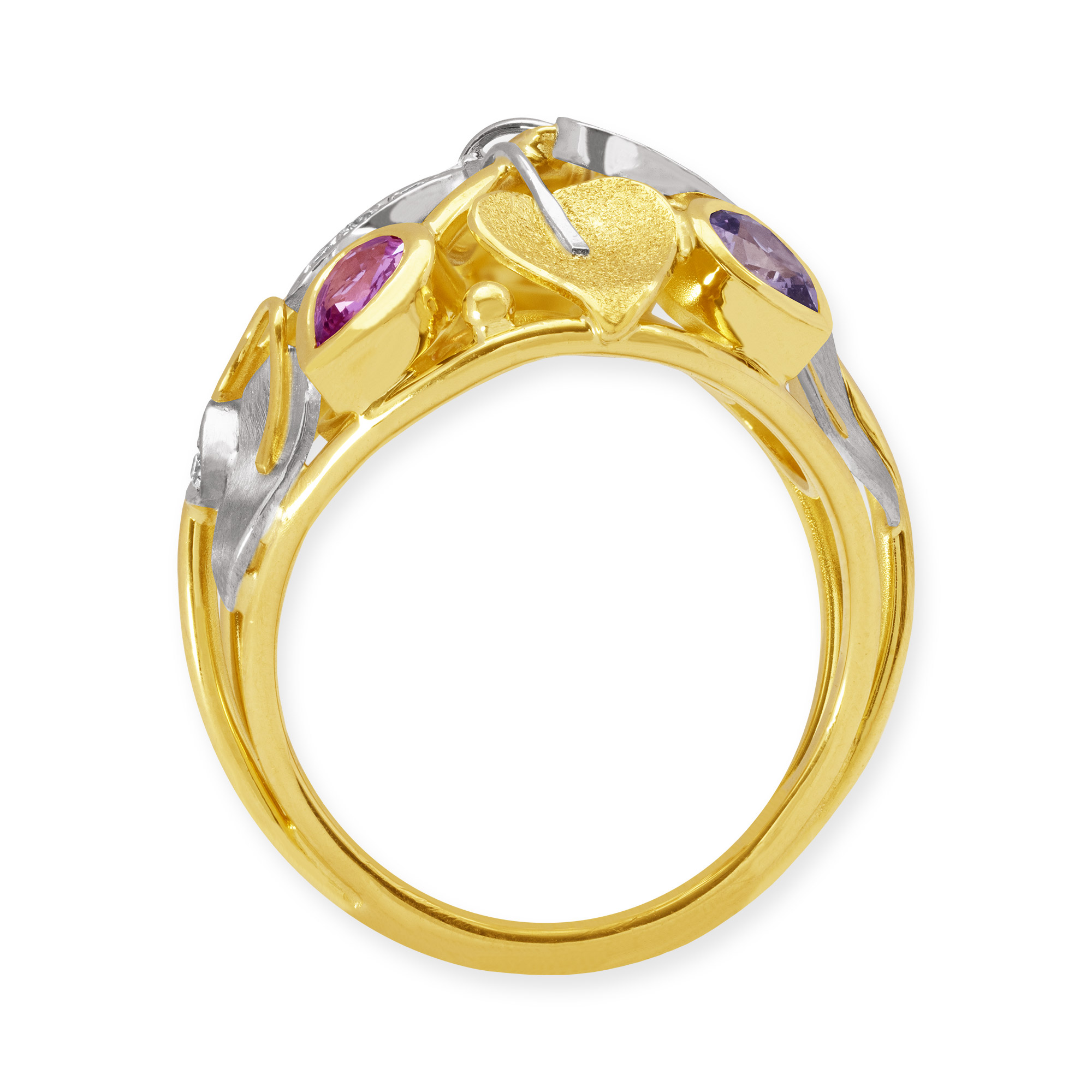 LESER Ring-Poesie-750Gelbgold-759Weissgold-Saphir-Citrin-122149 LESER Ring-Poesie-750Gelbgold-759Weissgold-Saphir-Citrin-122149
