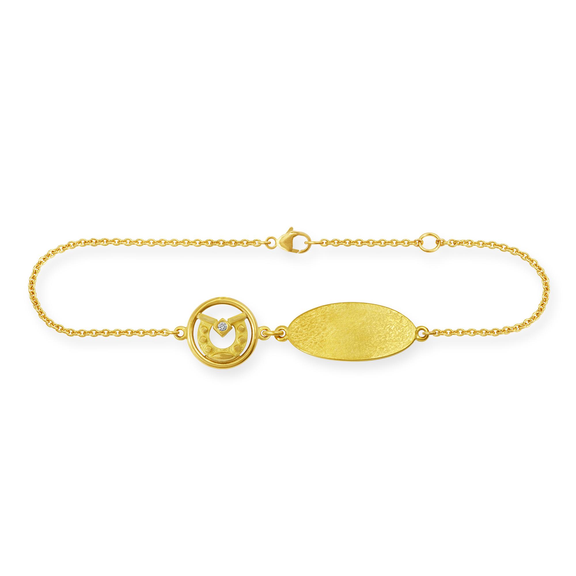 LESER Armband- Hufeisen 750 Gelbgold