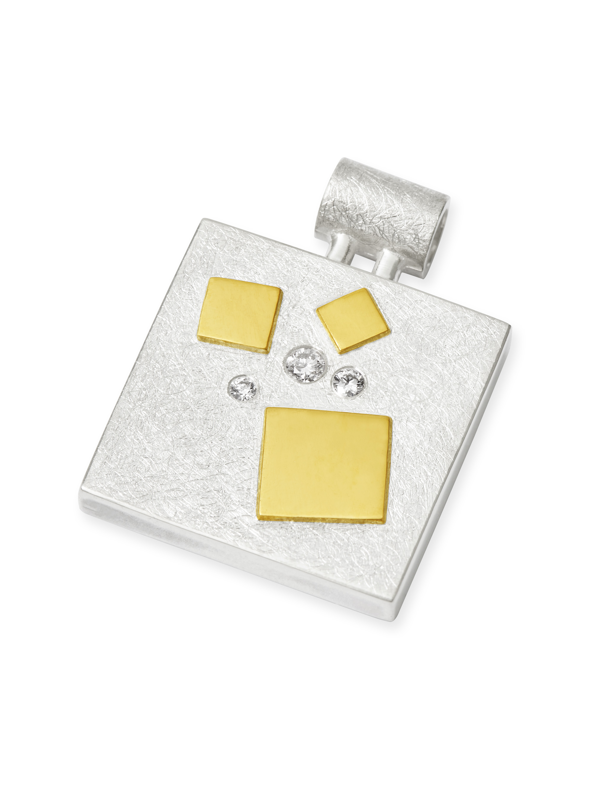 LESER Anhaenger-925 Silber 750 Gelbgold LESER Anhaenger-925 Silber 750 Gelbgold