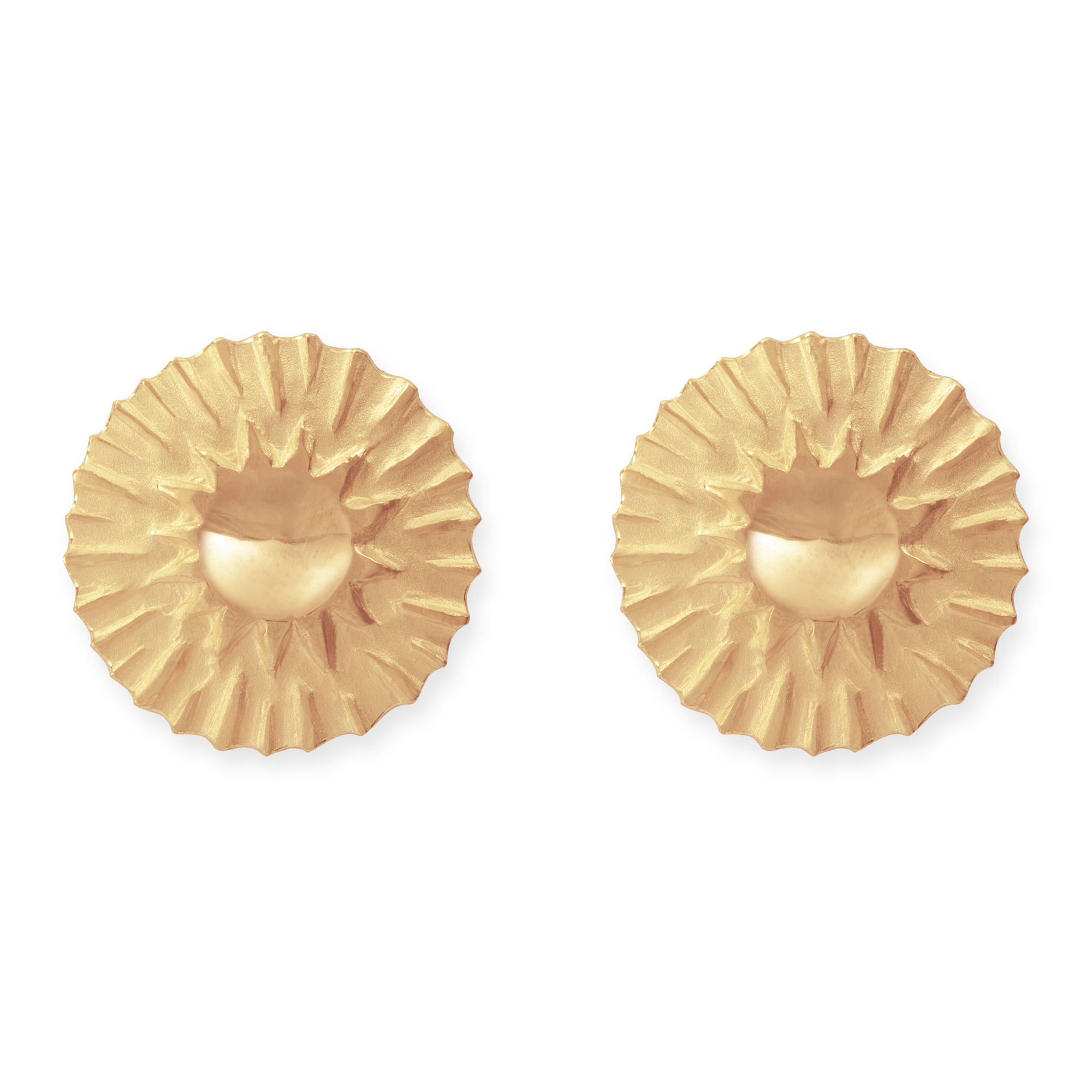 LESER Sonne Mond Strand-Sonne-Ohrstecker-750 Rotgold LESER Sonne Mond Strand-Sonne-Ohrstecker-750 Rotgold