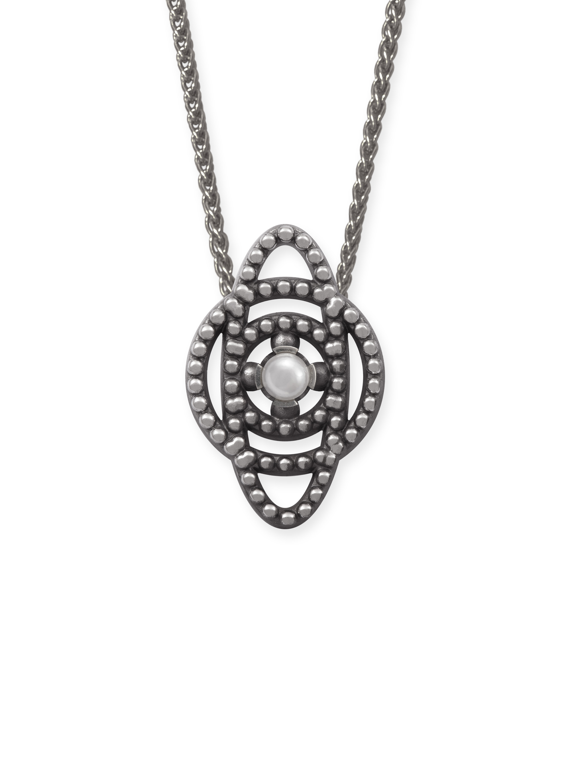 LESER Dirndlschmuck-Anhänger-925Silberoxy-Perle LESER Dirndlschmuck-Anhänger-925Silberoxy-Perle