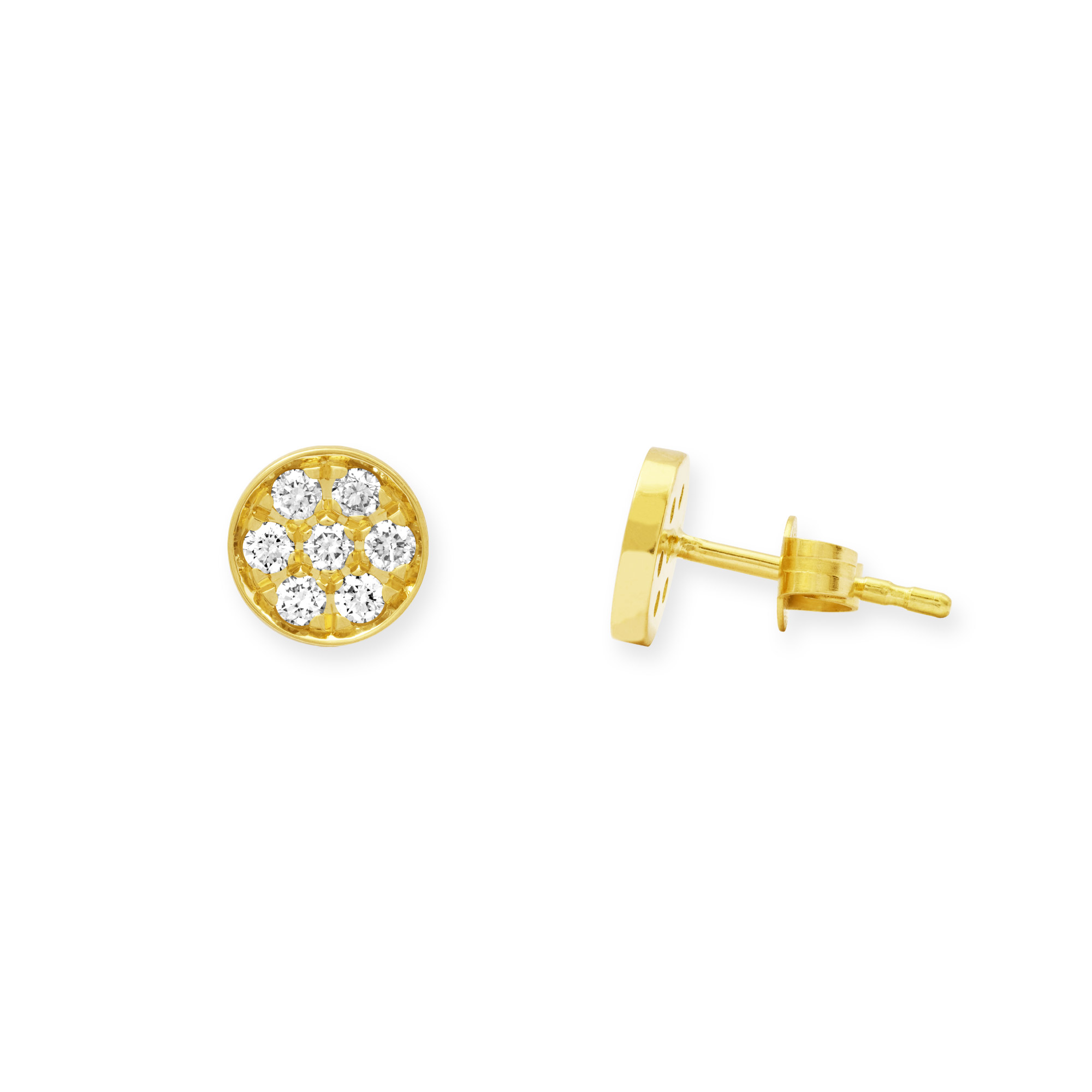 LESER Ohrstecker-Rund-mini-750GG-Brillanten LESER Ohrstecker-Rund-mini-750GG-Brillanten