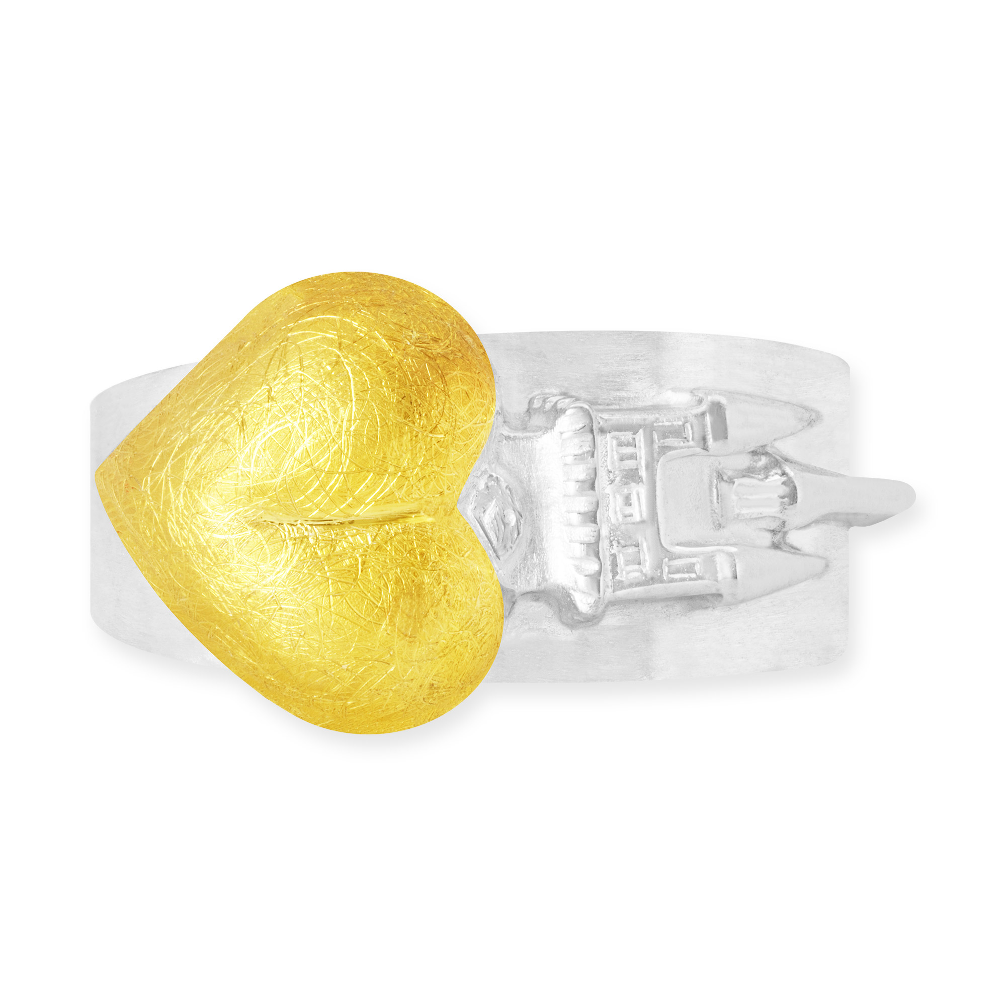 LESER Ring- Stadtturm Herz Gelbgold Silber Straubing
