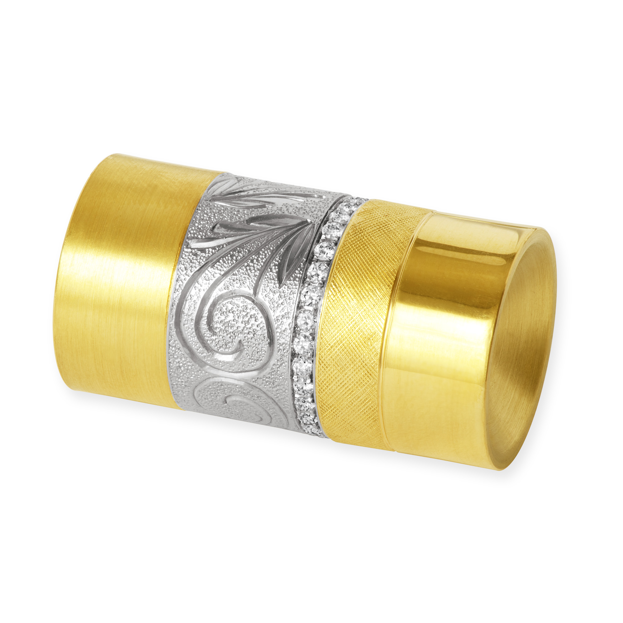 LESER Patentschließe- 750 Gelbgold 750 Weissgold-118812 LESER Patentschließe- 750 Gelbgold 750 Weissgold