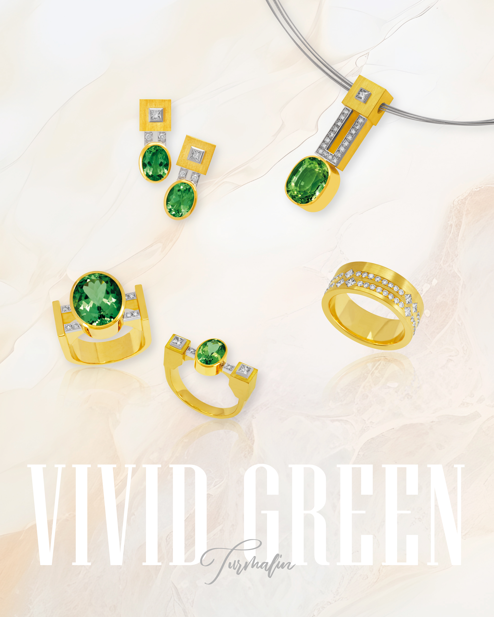 LESER Schmuck Trends 2025 Vivid Green LESER Schmuck Trends 2025 Vivid Green