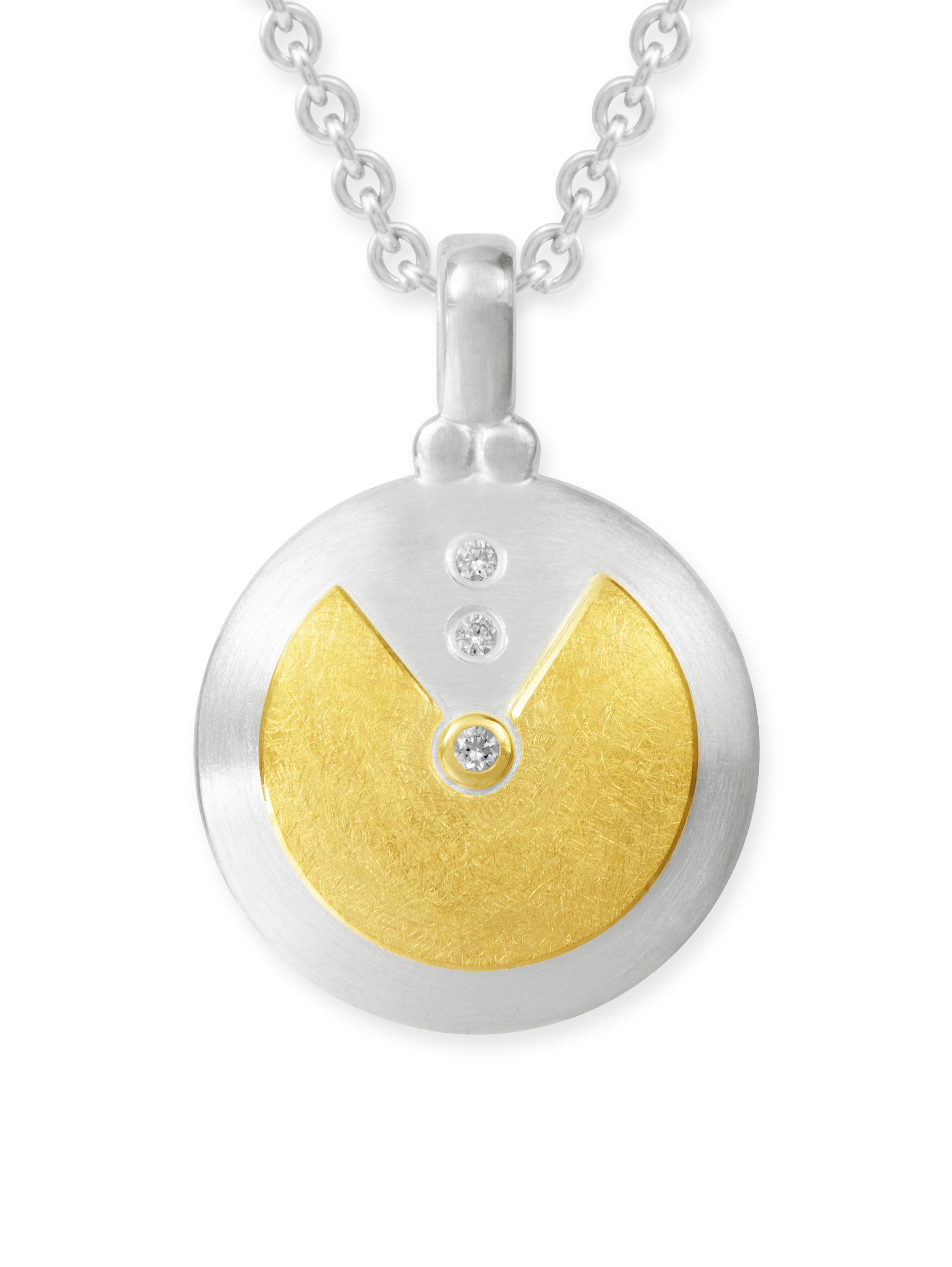 LESER Anhaenger 925 Silber 750 Gelbgold-L877_114273-2 LESER Anhaenger 925 Silber 750 Gelbgold