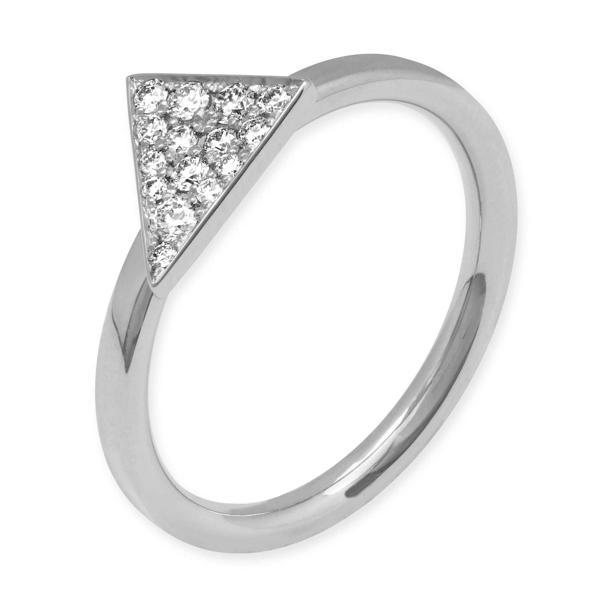 LESER Ring-JungerLuxus-Dreiecke-750WG LESER Ring-JungerLuxus-Dreiecke-750WG