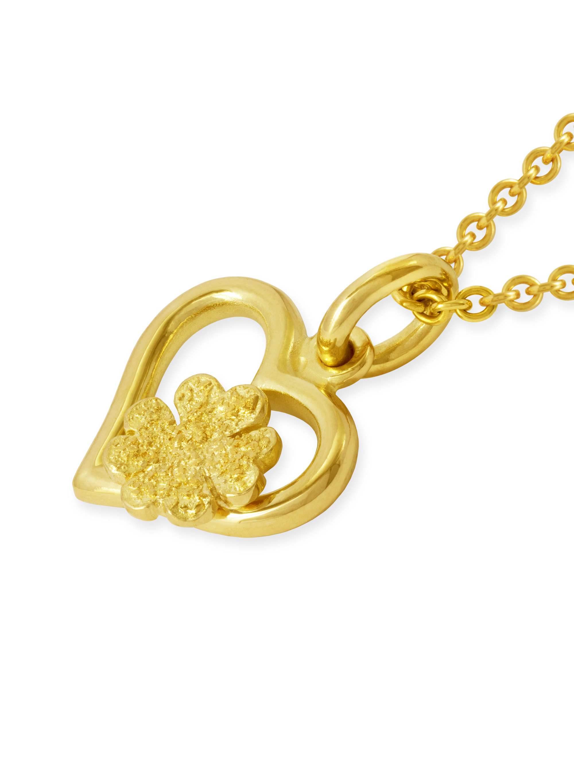 LESER Herz-Anhänger-Gelbgold-122920