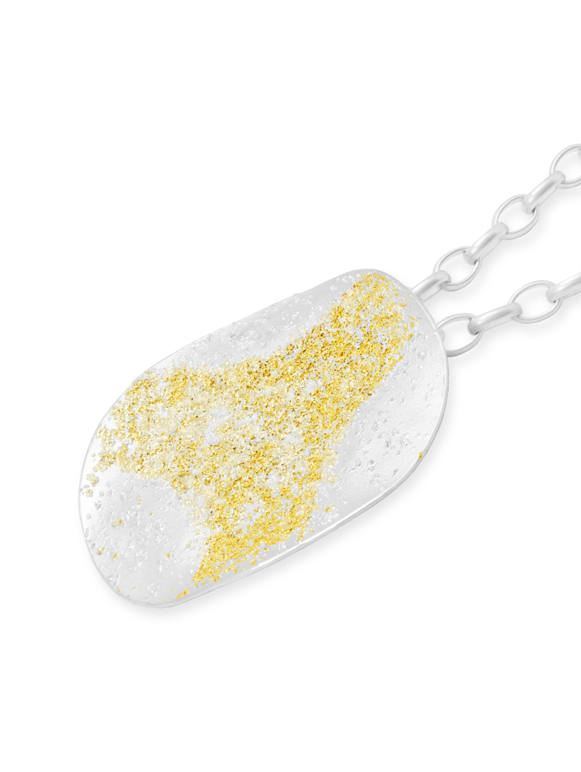 LESER Anhaenger-925Silber-Gelbgold