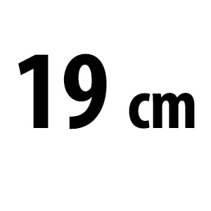 19 cm