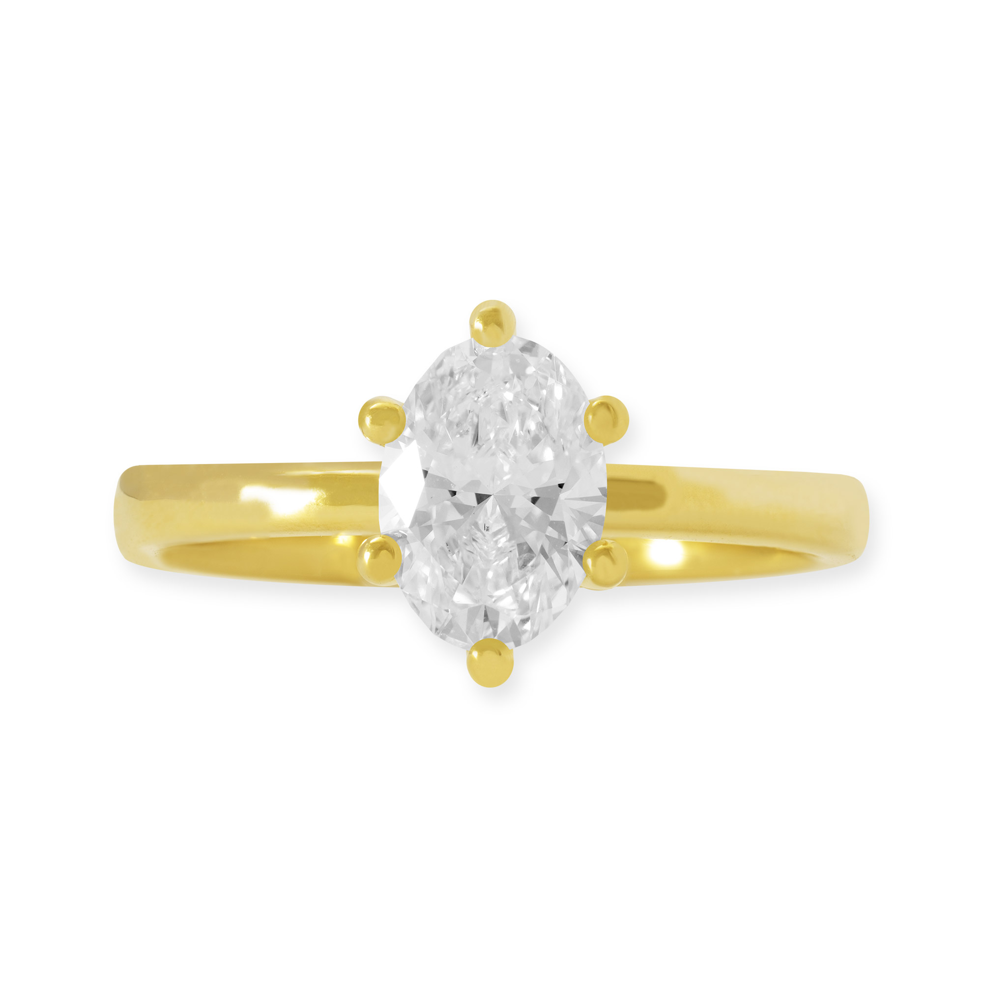 LESER Ring-Verlobungsring 750Gelbgold-123990