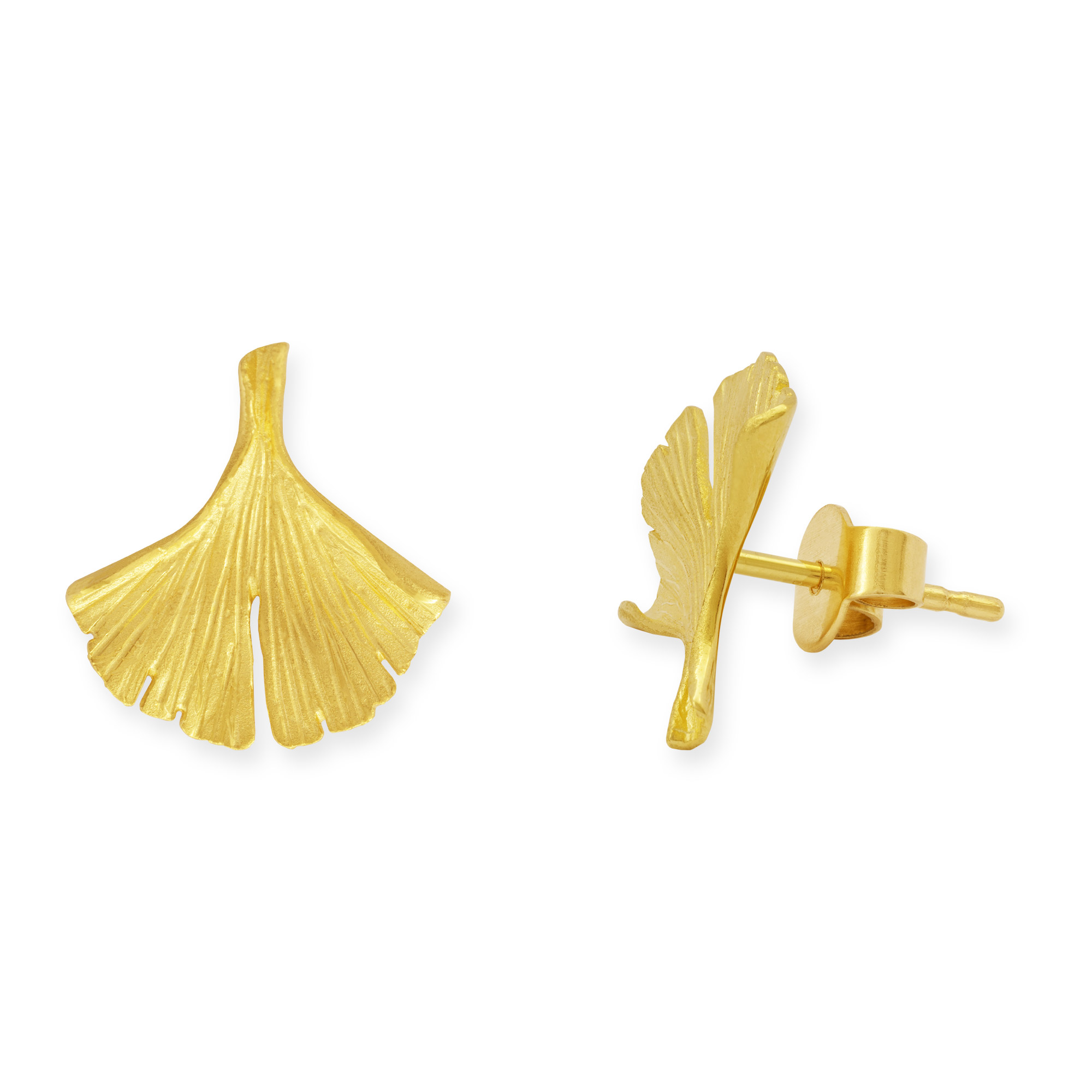 LESER-Ohrstecker-Ginkgo-750GG LESER-Ohrstecker-Ginkgo-750GG