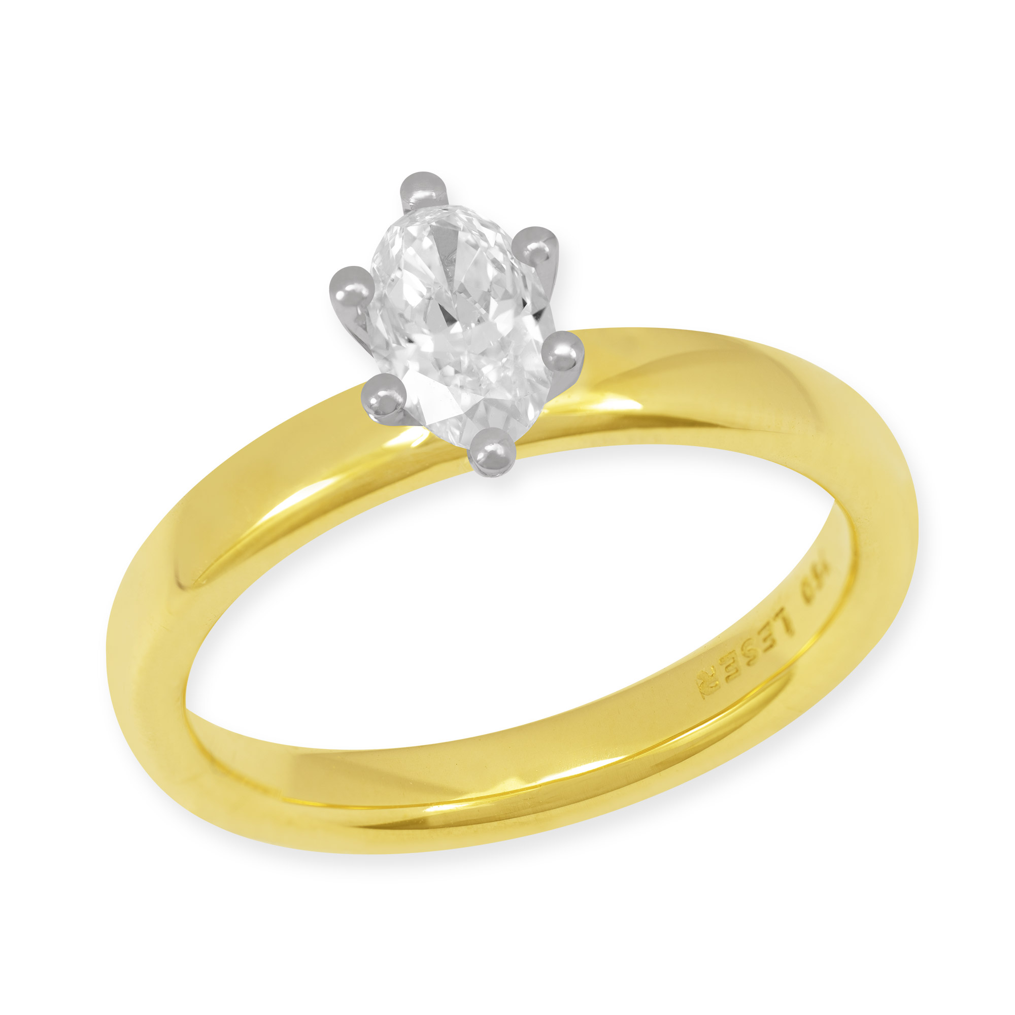 LESER Ring-Verlobungsring 750Gelbgold-124033
